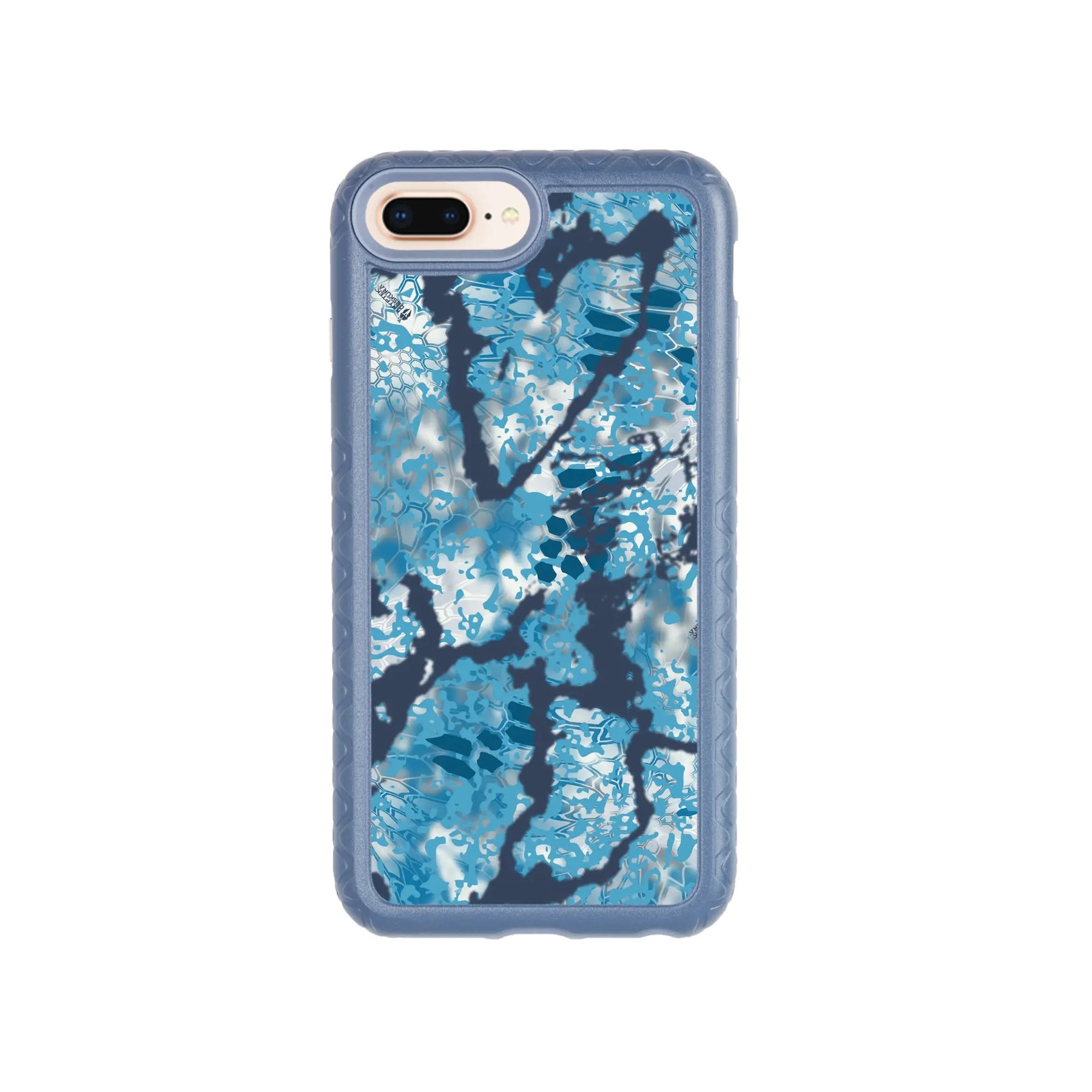 Kryptek Fortitude for Apple iPhone 6/7/8 Plus - Custom Case - SlateBlueOBSKURALITUS - cellhelmet