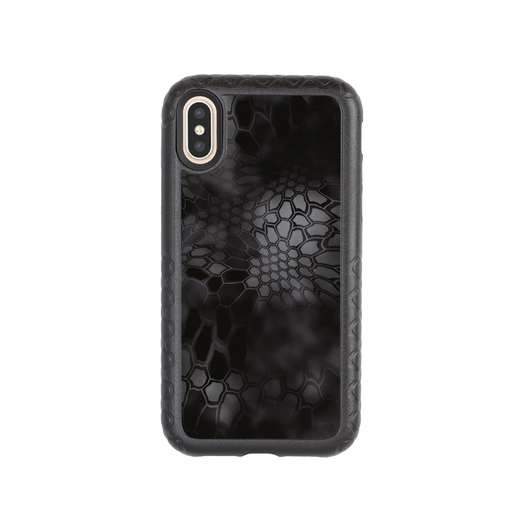 Kryptek Fortitude for Apple iPhone XS / X - Custom Case - OnyxBlackTYPHON - cellhelmet