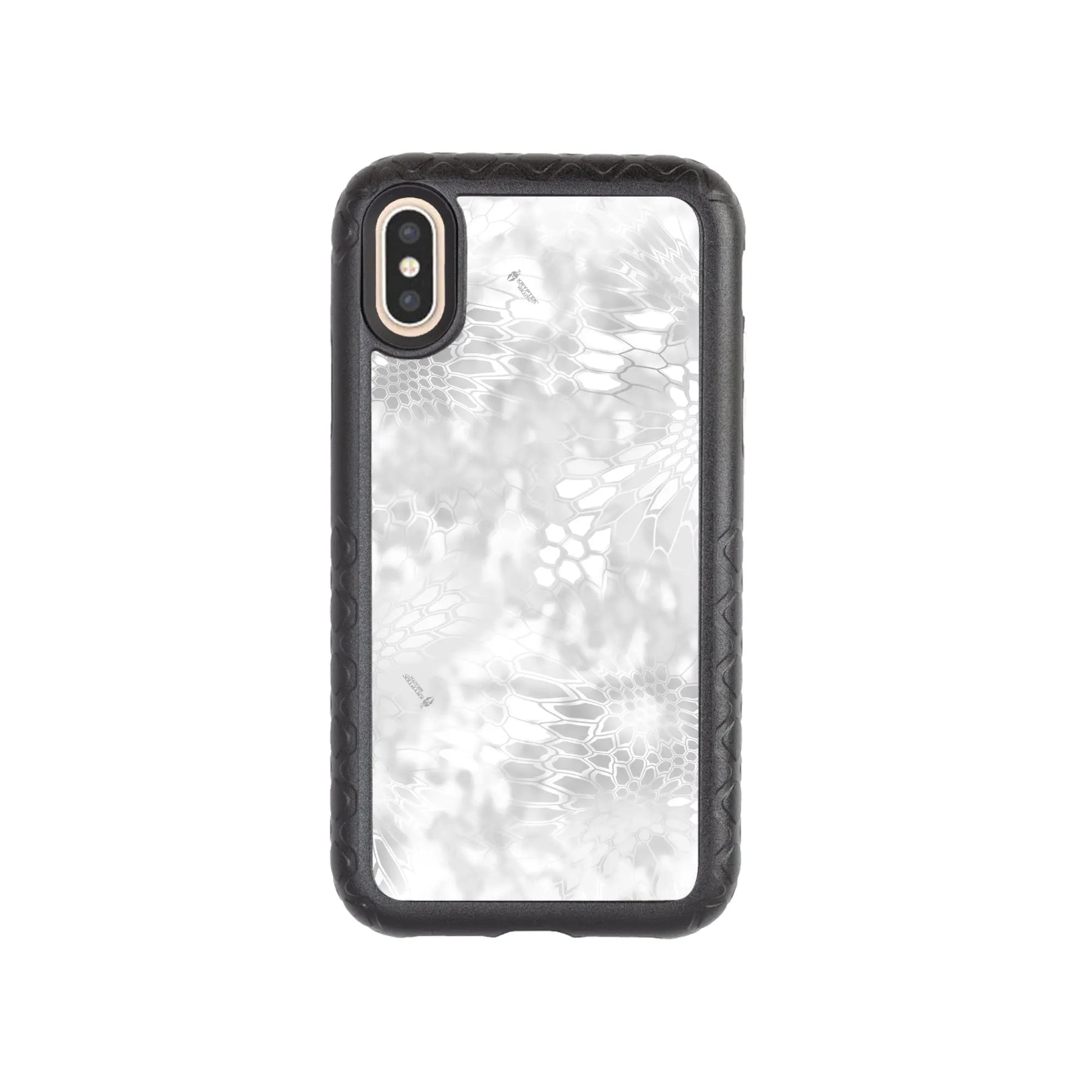 Kryptek Fortitude for Apple iPhone XS / X - Custom Case - OnyxBlackWRAITH - cellhelmet