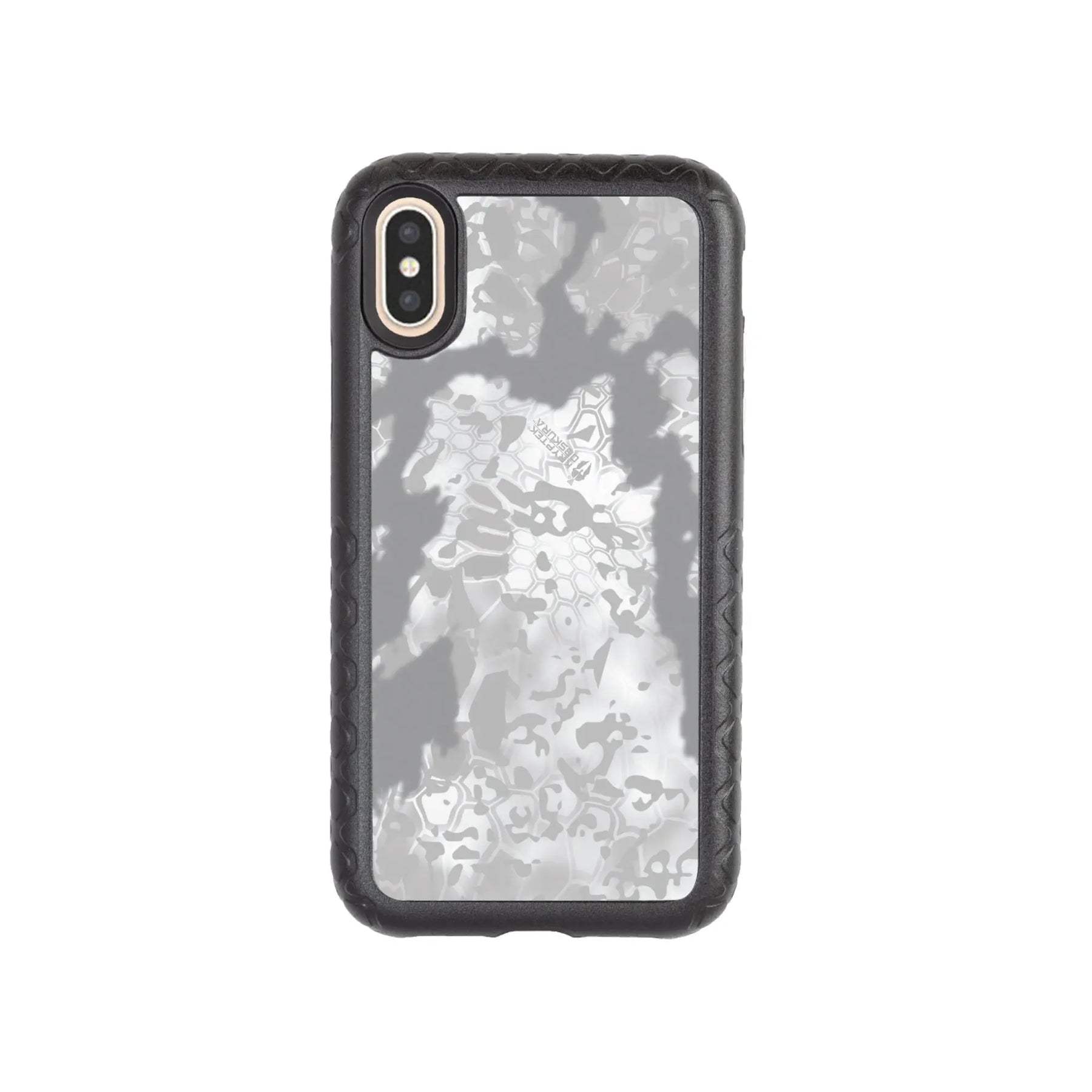 Kryptek Fortitude for Apple iPhone XS / X - Custom Case - OnyxBlackOBSKURANIVIS - cellhelmet