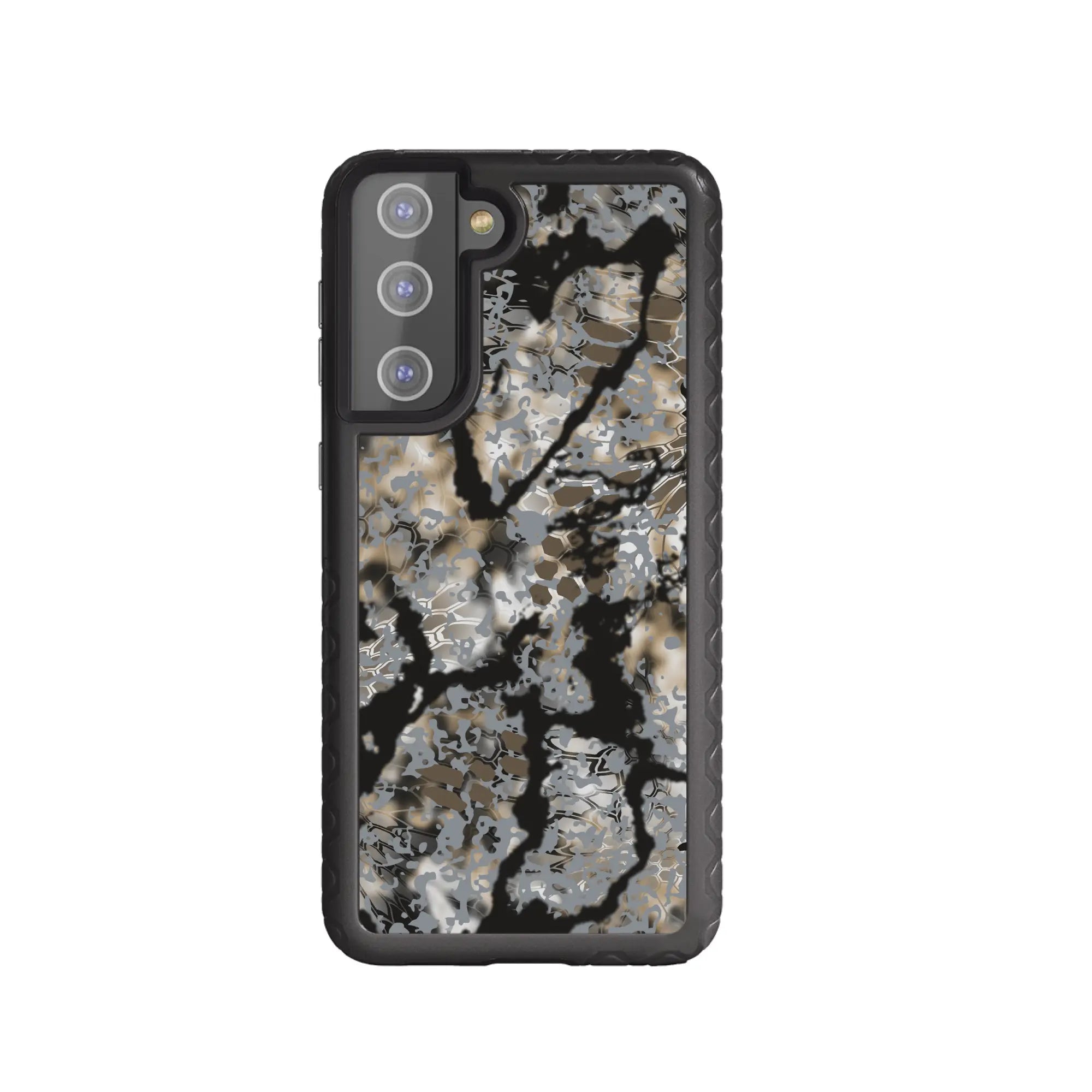 Kryptek Fortitude for Samsung Galaxy S21 Plus - Custom Case - OnyxBlackOBSKURASKYFALL - cellhelmet