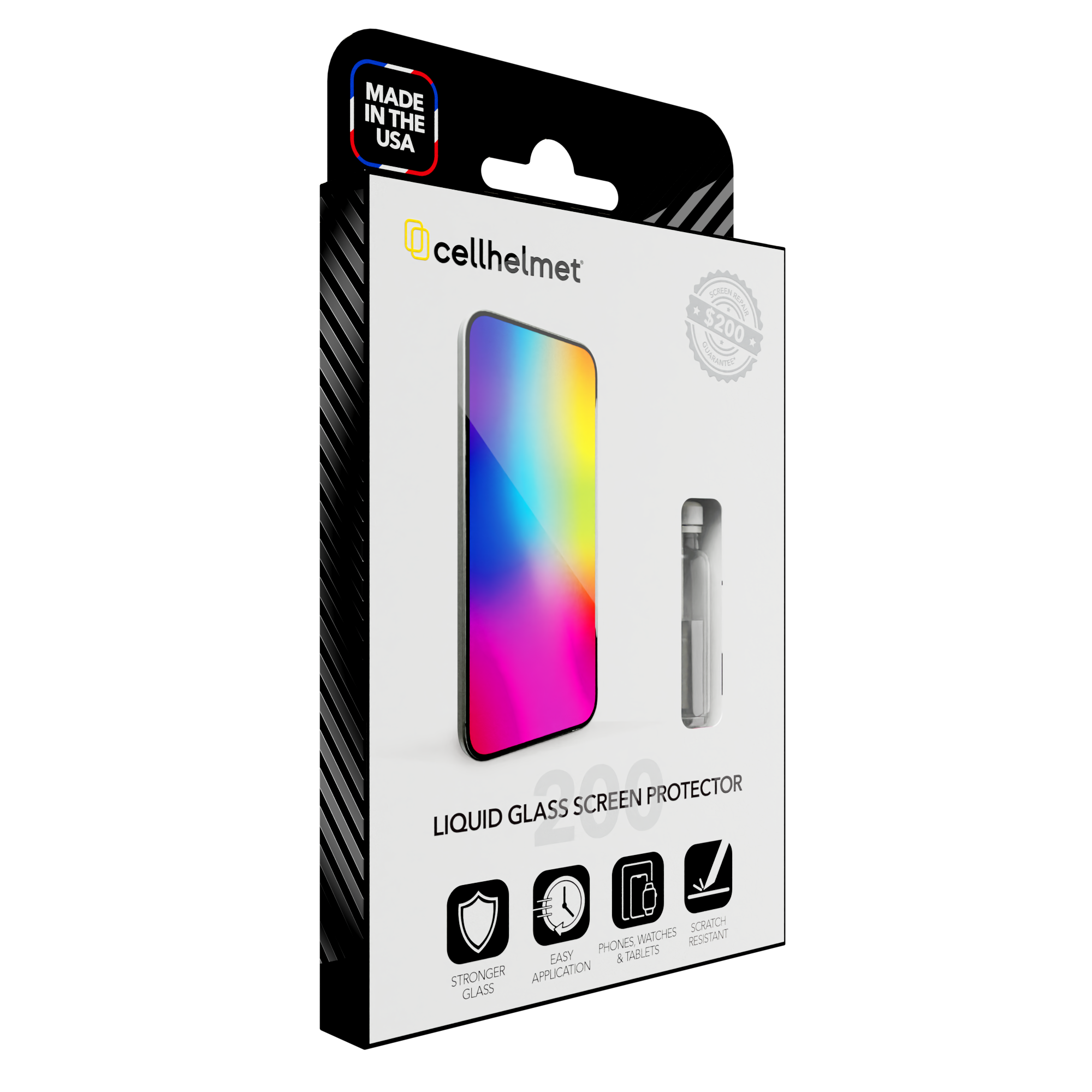 Tempered Glass Cracked Liquid Screen Protector Liquid Glass Screen