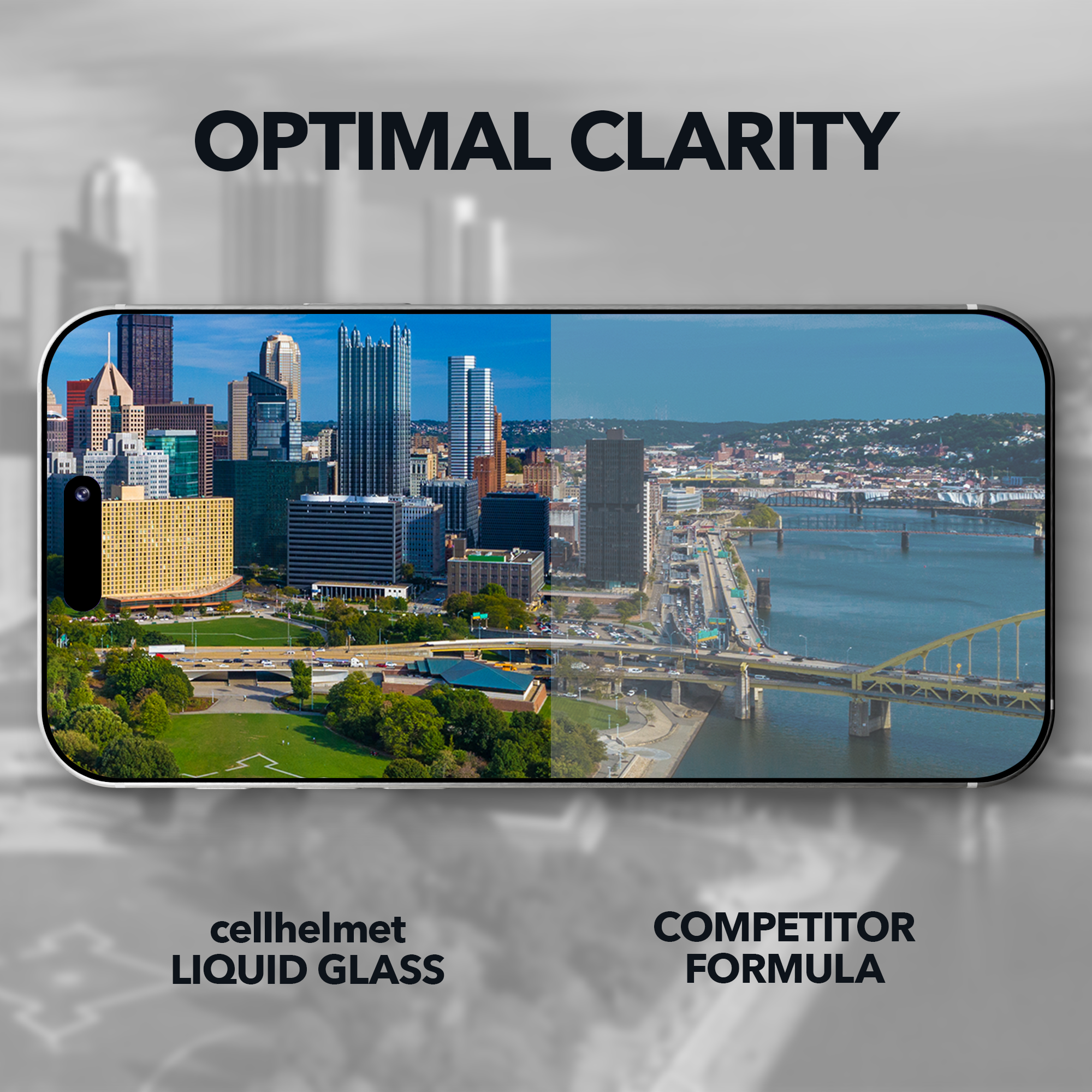 Liquid Glass Screen Protector with $50 Screen Repair Guarantee