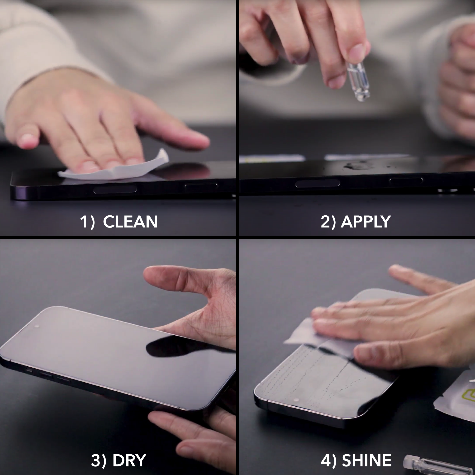 Liquid Glass Screen Protector with $500 Screen Repair Guarantee Phone/Watch