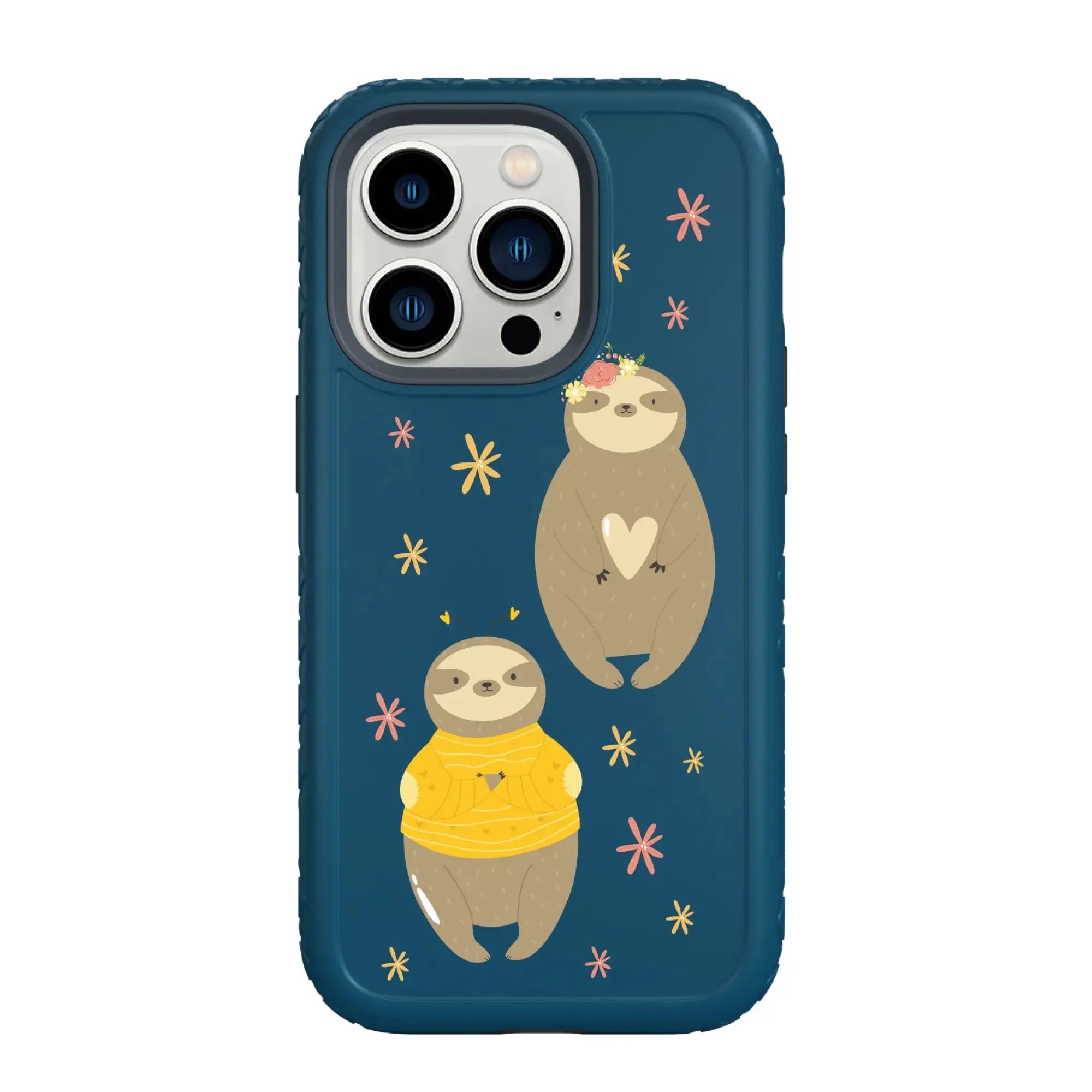 Lazy Sloth | Friendly Sloths Series | Custom Dual Layer Case Design for iPhone 14 Series