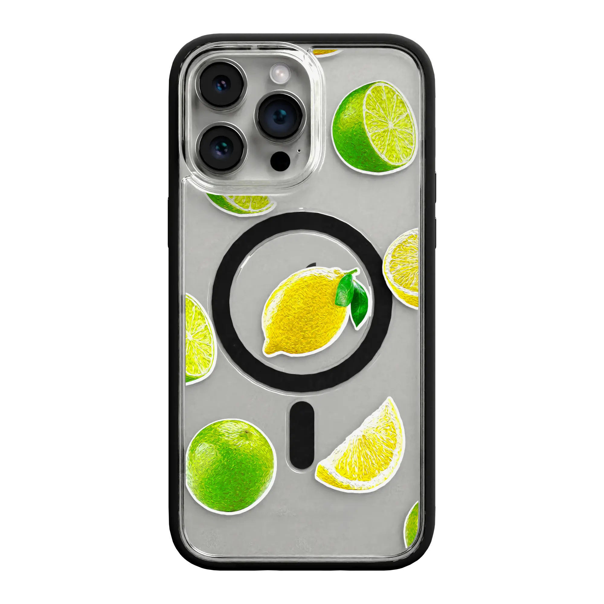 Apple-iPhone-13-Pro-Max-Crystal-Clear Luscious Lime | Protective MagSafe Case | Fruits Collection for Apple iPhone 13 Series cellhelmet cellhelmet