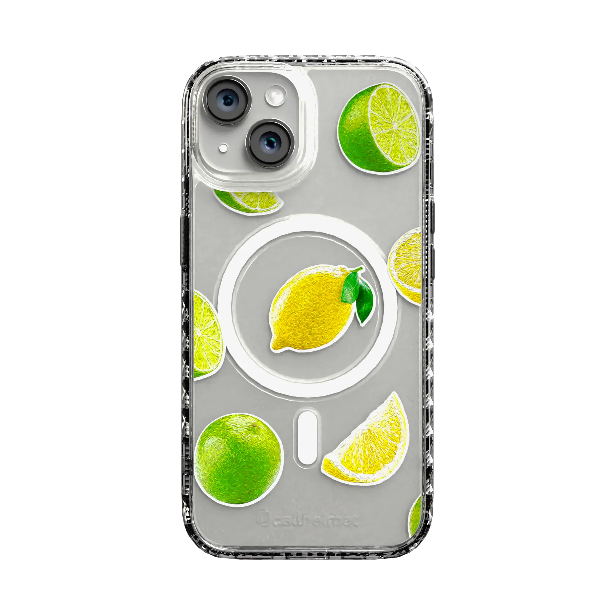 Apple-iPhone-15-Crystal-Clear Luscious Lime | Protective MagSafe Case | Fruits Collection for Apple iPhone 15 Series cellhelmet cellhelmet