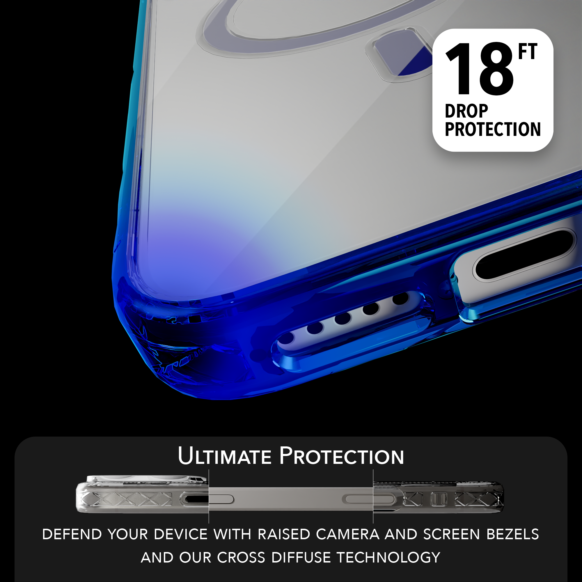 MagSafe® Case for Apple iPhone 16 Plus | Bermuda Blue | Magnitude Series