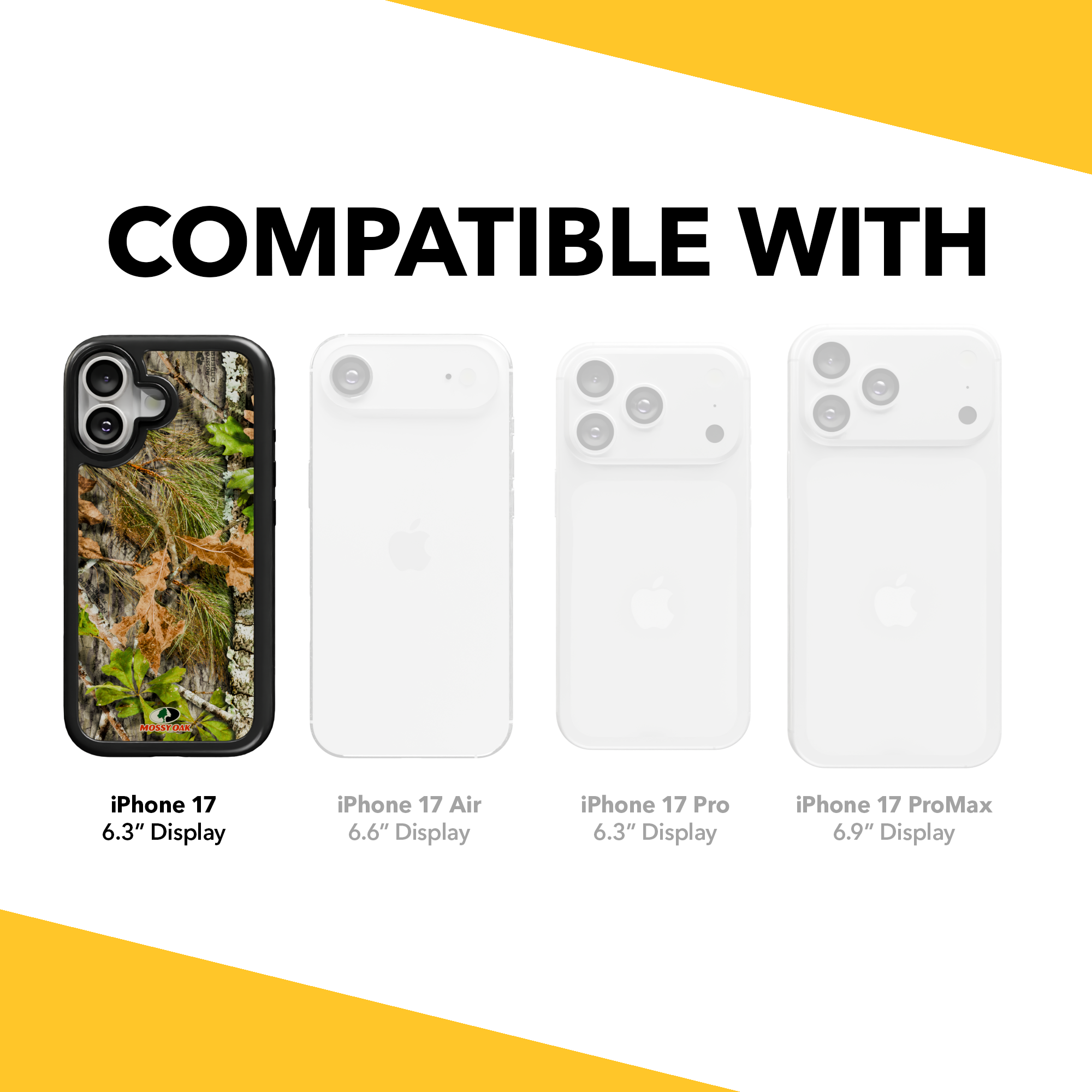 Mossy Oak Collection - Obsession for Apple iPhone 17 - Black Obsession / iPhone 17 / Black