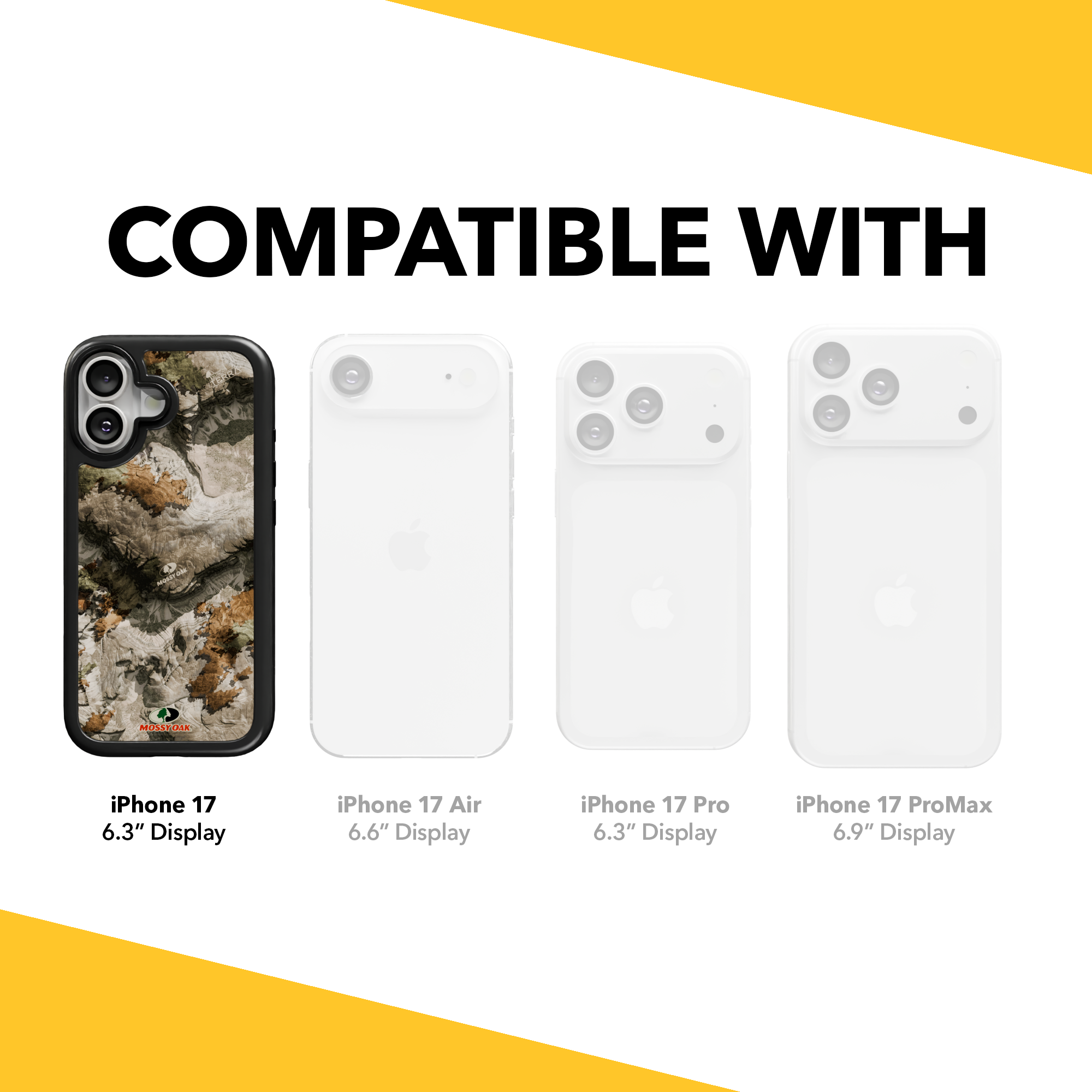 Mossy Oak Collection - Terra Gila for Apple iPhone 17 - Black Terra Gila / iPhone 17 / Black