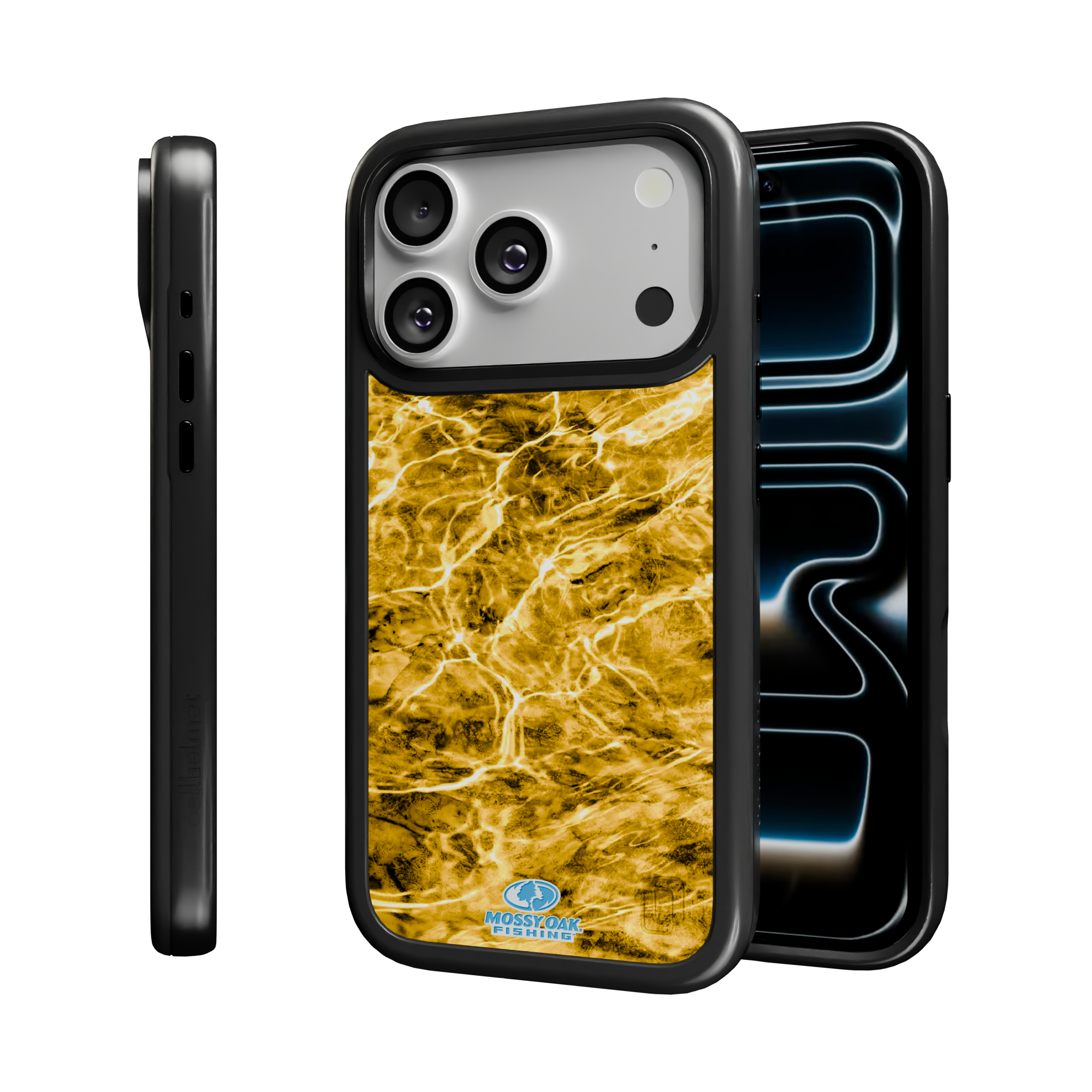 Mossy Oak Collection - Agua Yellowfin for Apple iPhone 17 Pro - Black Agua Yellowfin / iPhone 17 Pro / Black