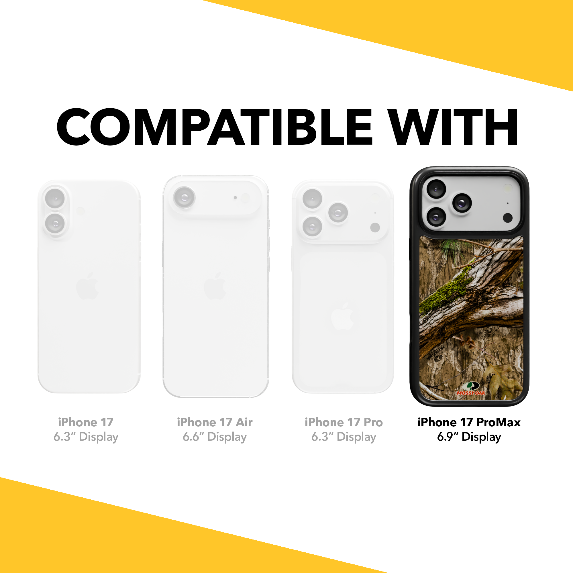 Mossy Oak Collection - Country DNA for Apple iPhone 17 Pro Max - Black Country DNA / iPhone 17 Pro Max / Black