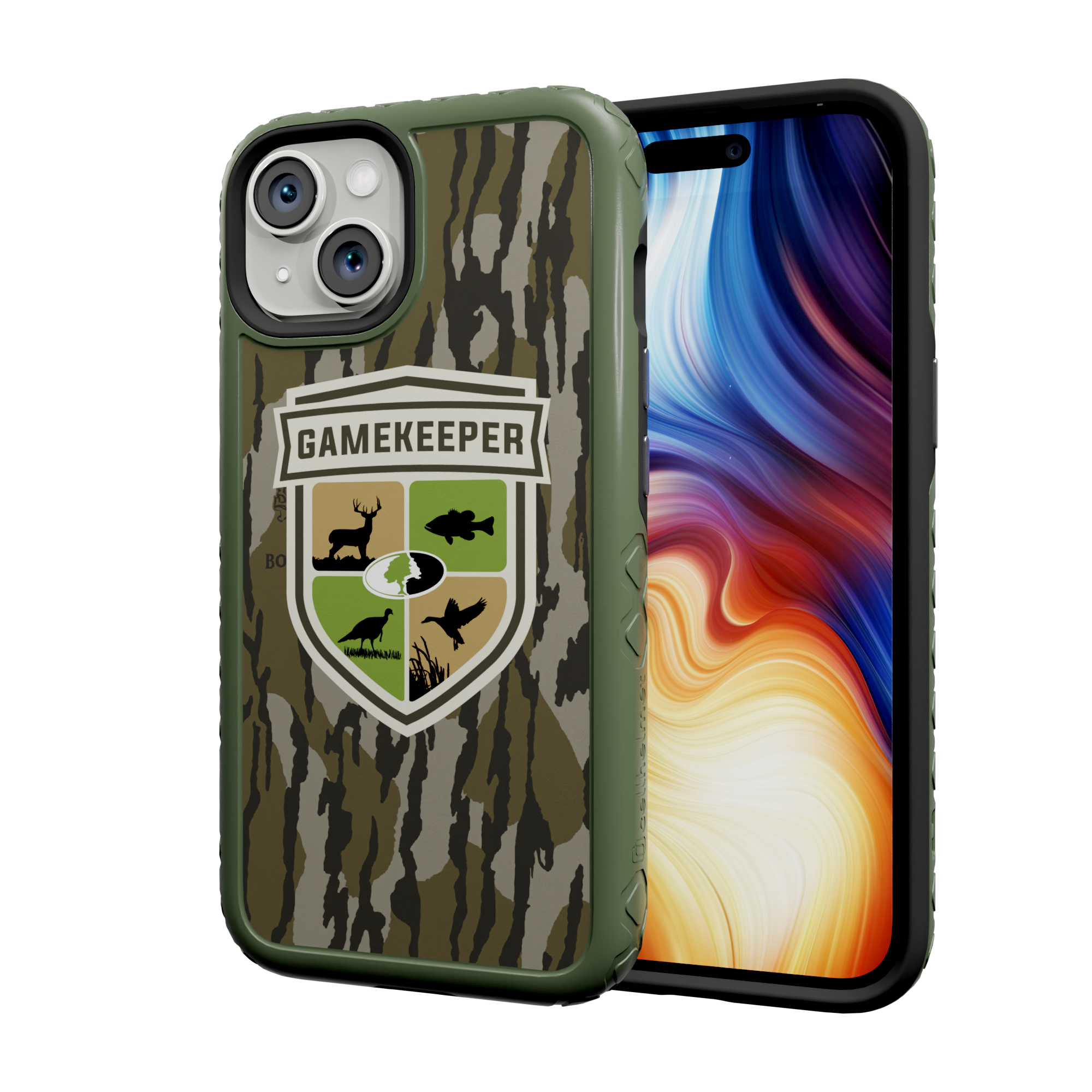 Gamekeeper by Mossy Oak for Apple iPhone 13 - GAMEKEEPER Olive Drab Green