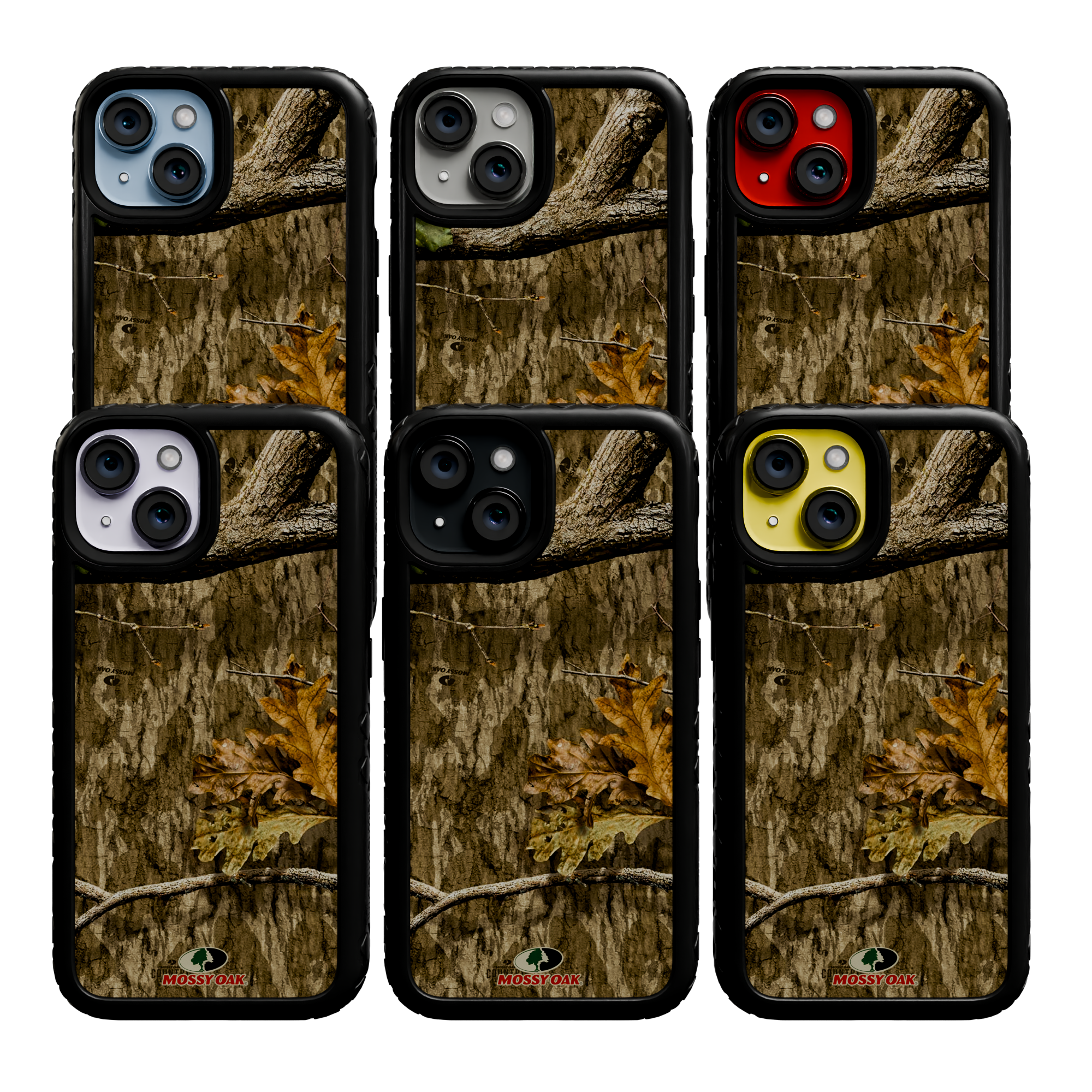 Shock-Absorbent MagSafe® Case for Apple iPhone 14 | Mossy Oak Country Roots Camo