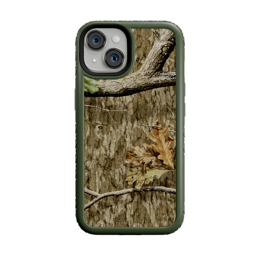 Mossy Oak Fortitude for Apple iPhone 14 - Country Roots Olive Drab Green
