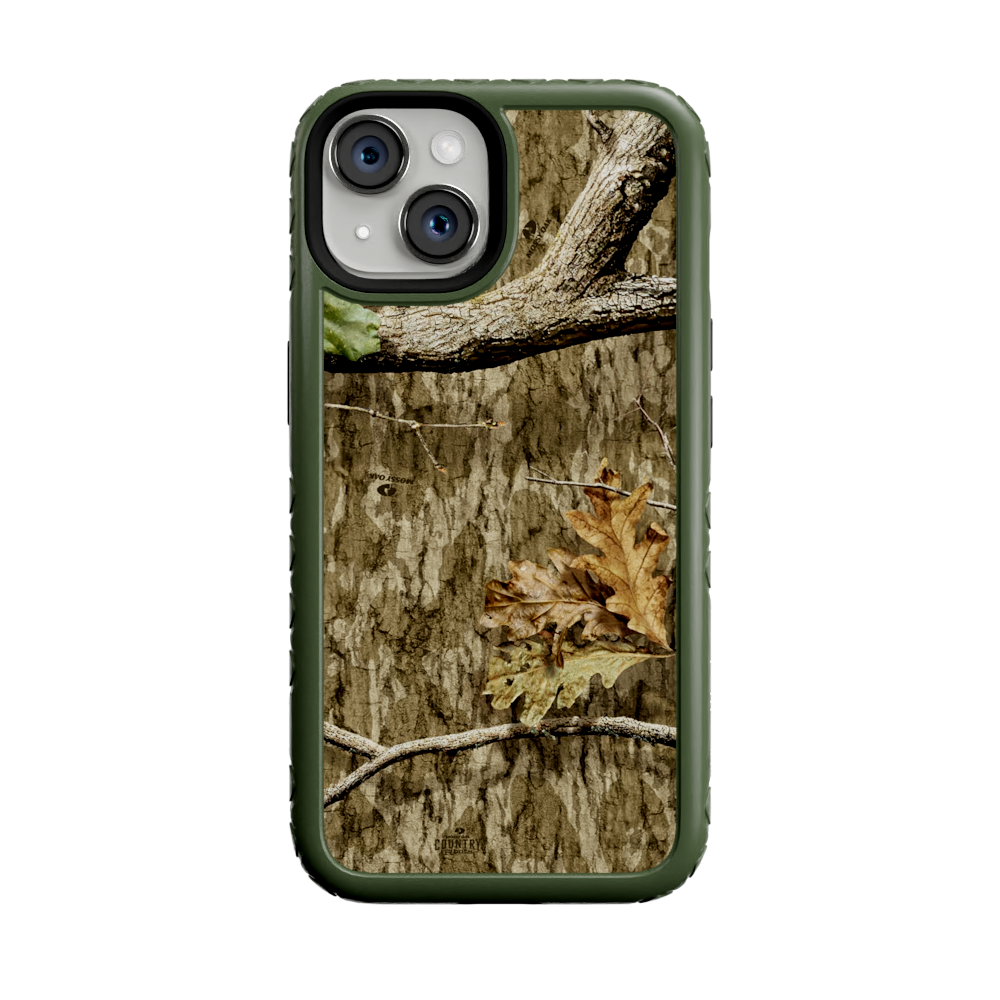 Mossy Oak Fortitude for Apple iPhone 14 - Country Roots Olive Drab Green