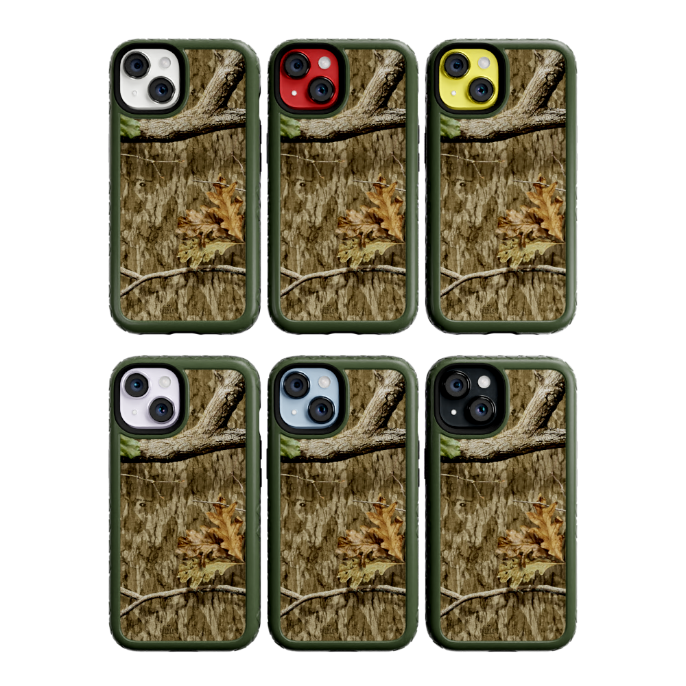 Mossy Oak Fortitude for Apple iPhone 14 - Country Roots Olive Drab Green