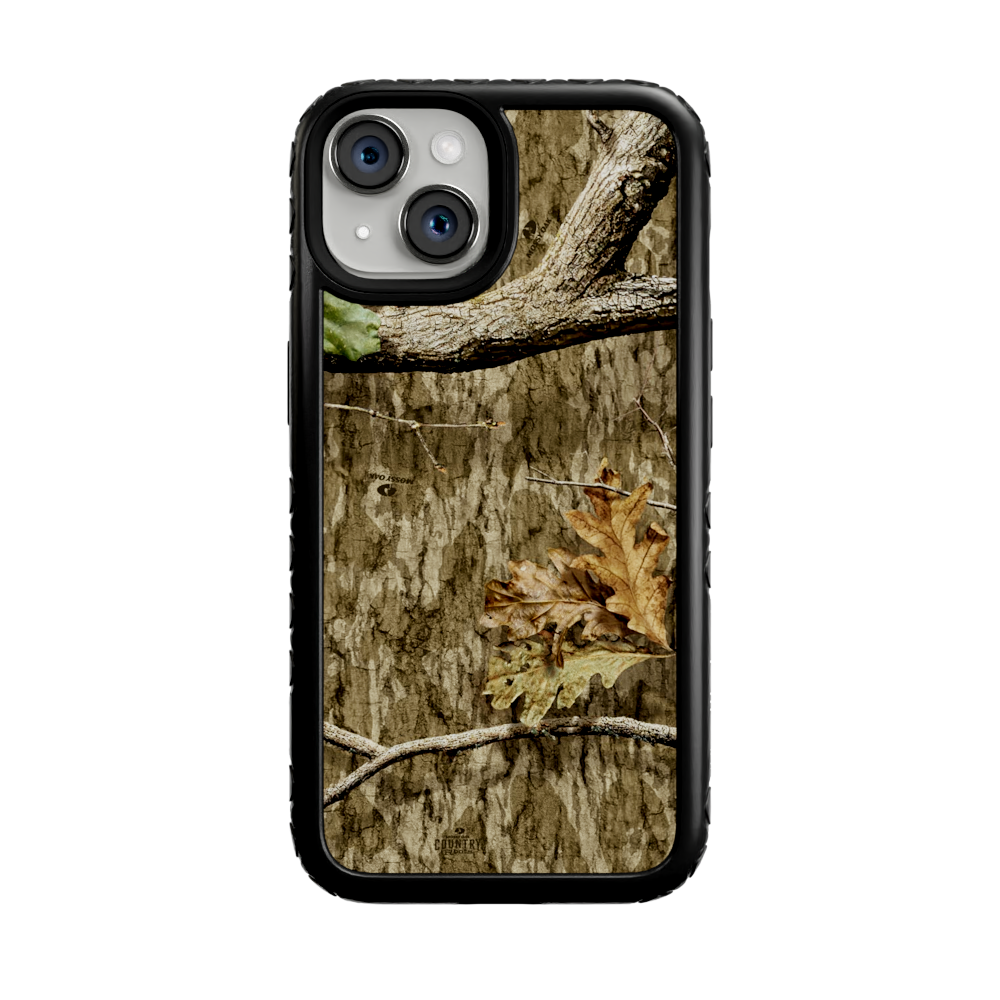 Mossy Oak Fortitude for Apple iPhone 14 - Country Roots Onyx Black