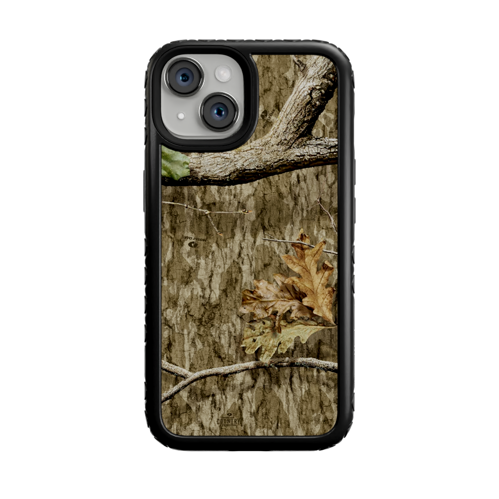 Mossy Oak Fortitude for Apple iPhone 14 - Country Roots Onyx Black