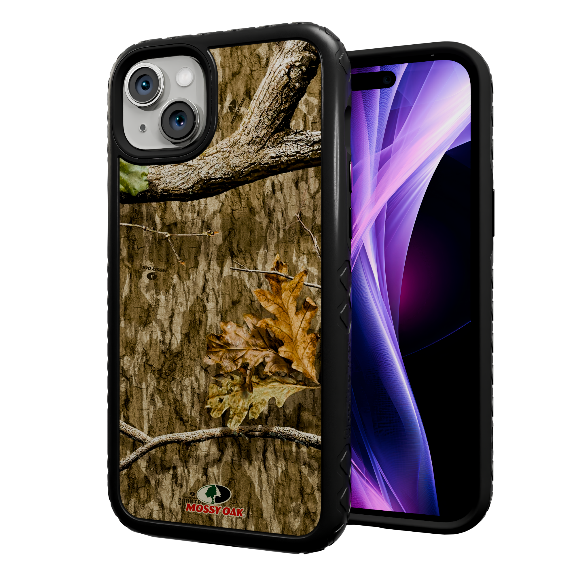 Shock-Absorbent MagSafe® Case for Apple iPhone 14 Plus | Mossy Oak Country Roots Camo