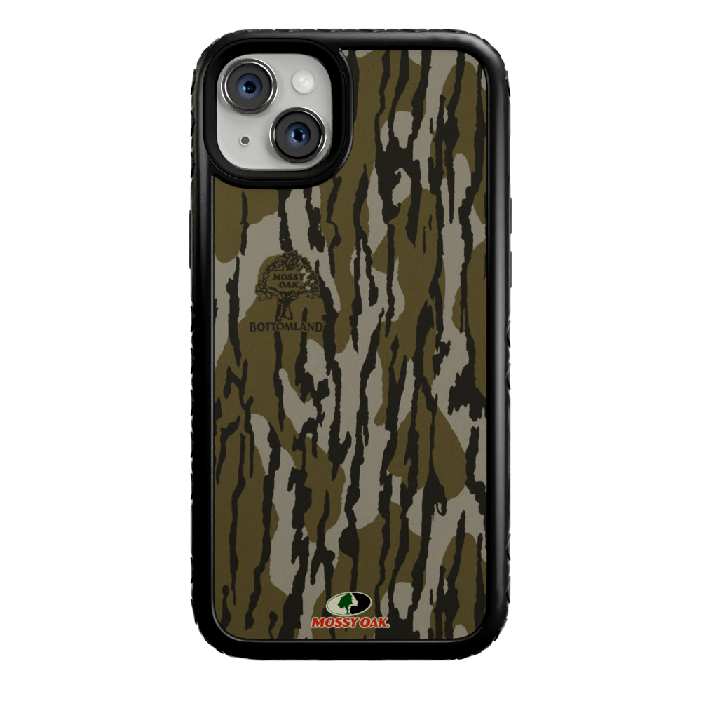 Mossy Oak Fortitude Case for Apple iPhone 14 Plus - Bottomland Orig Onyx Black