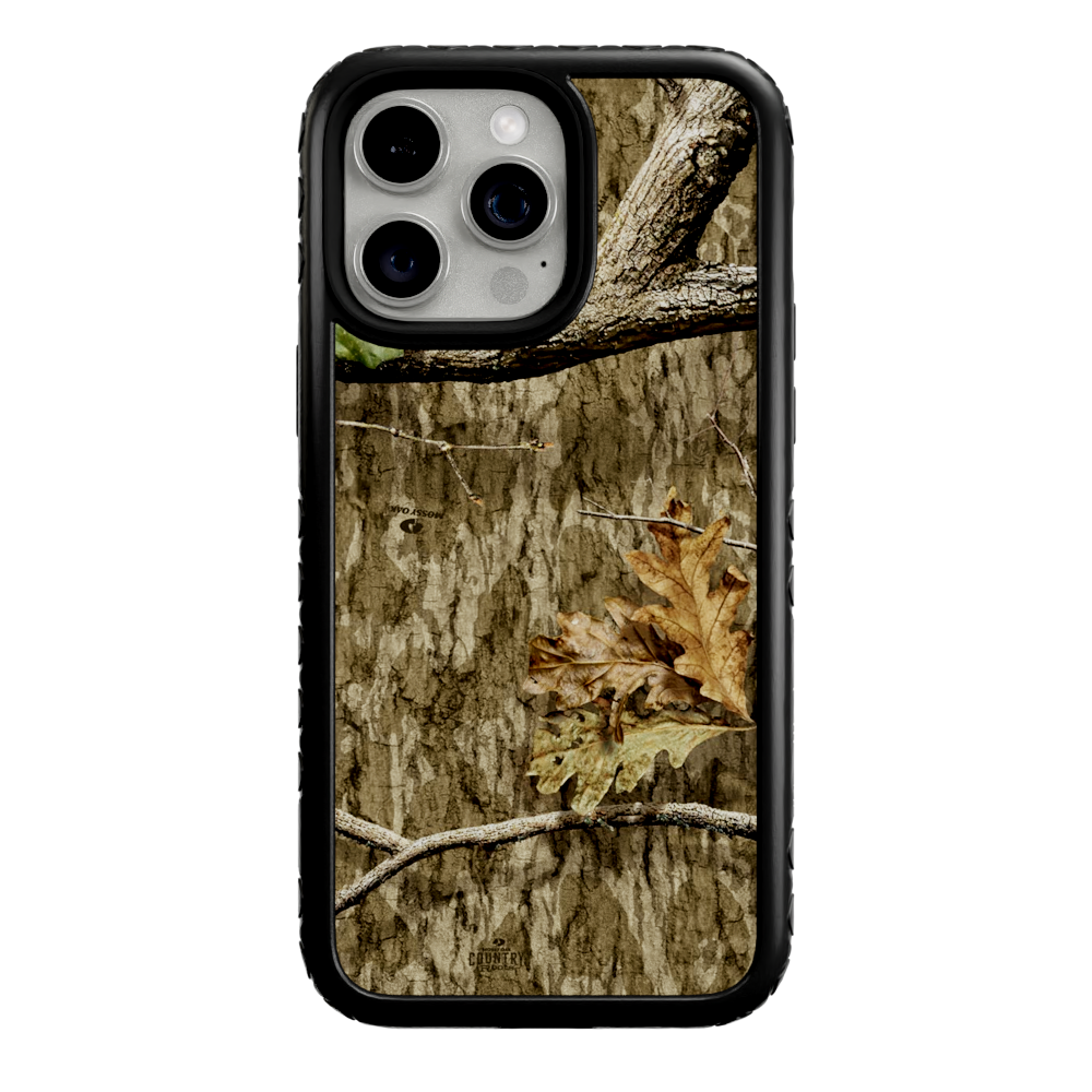 Mossy Oak Fortitude for Apple iPhone 14 Pro Max - Country Roots Onyx Black