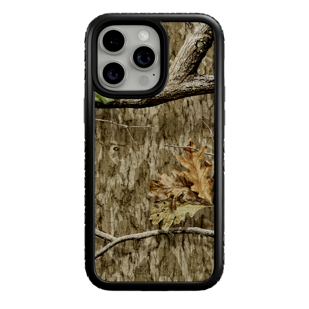 Mossy Oak Fortitude for Apple iPhone 14 Pro Max - Country Roots Onyx Black