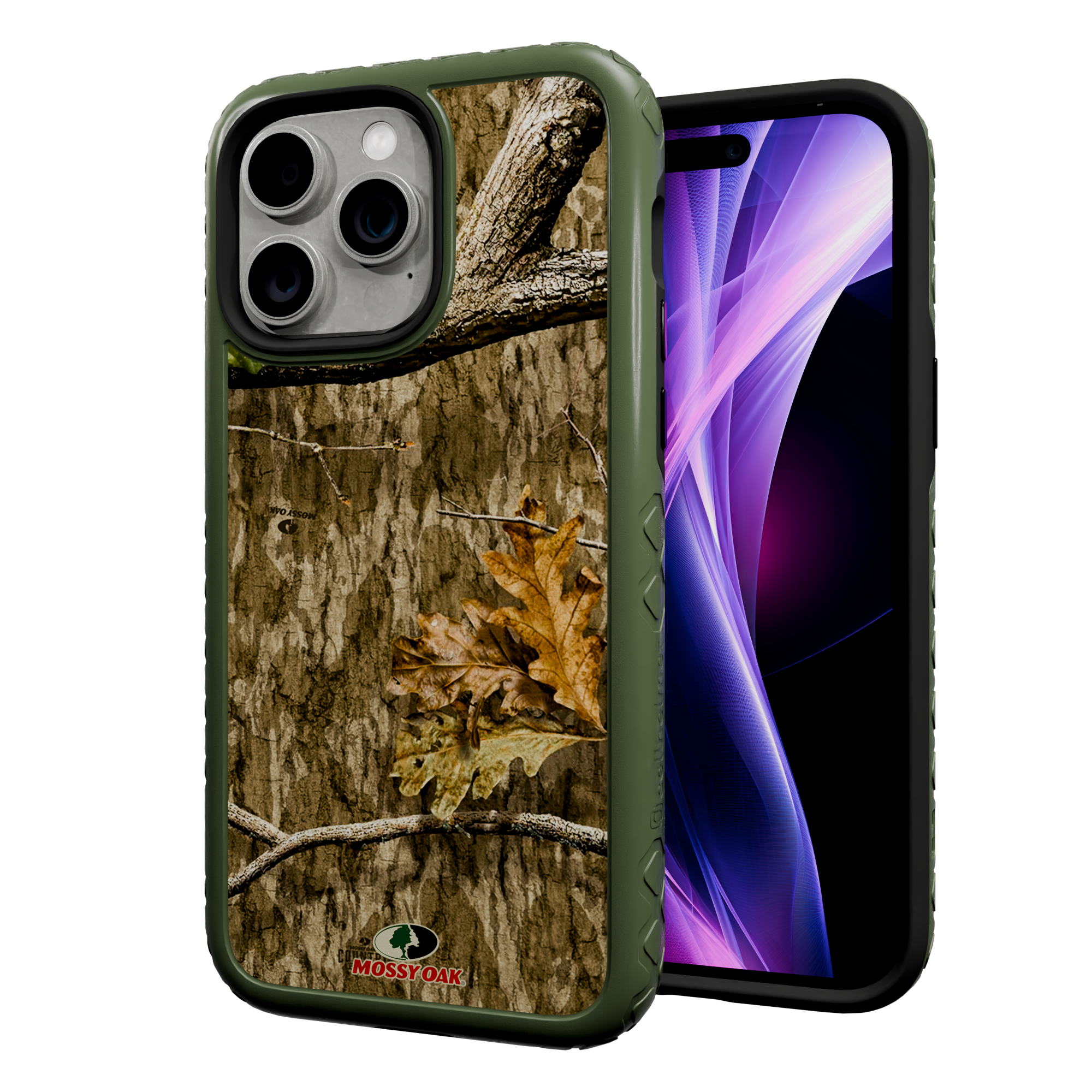Shock-Absorbent MagSafe® Case for Apple iPhone 14 Pro Max | Mossy Oak Country Roots Camo