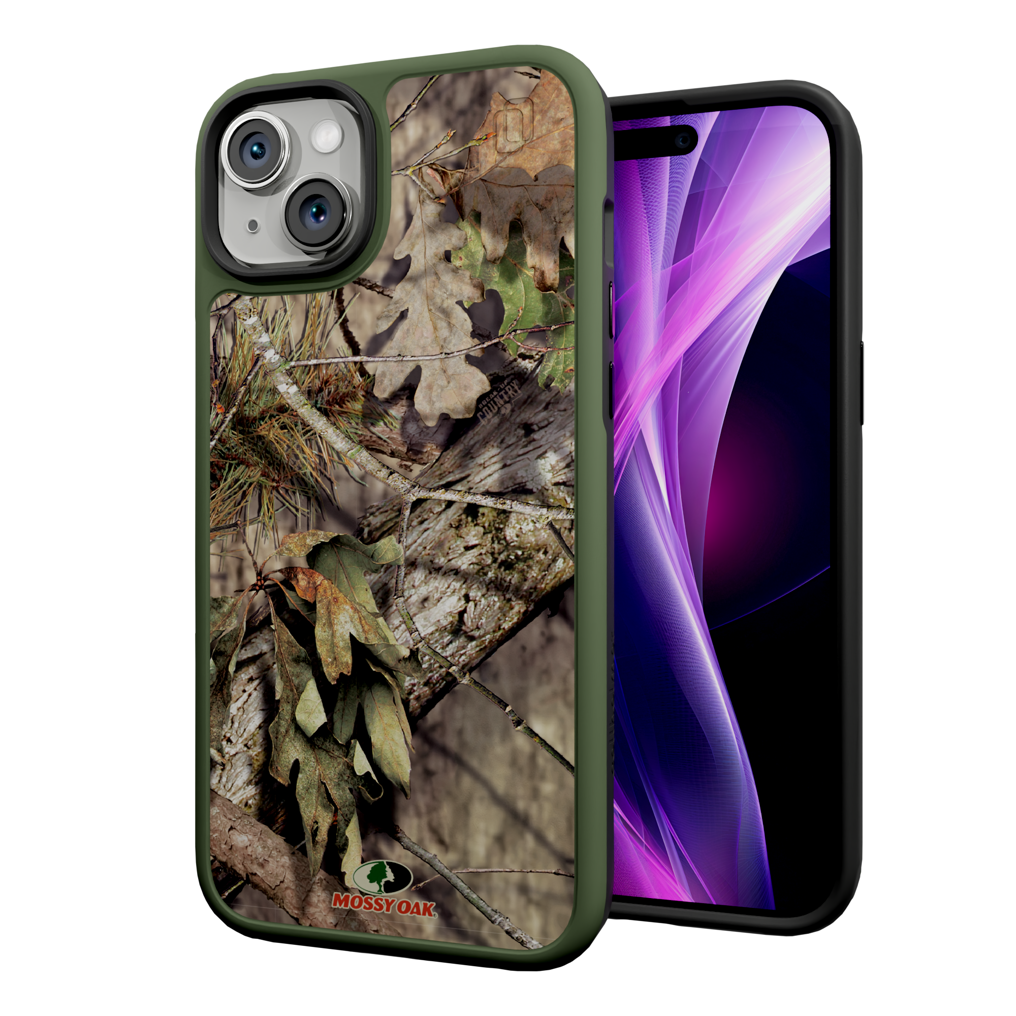 Mossy Oak Fortitude Series for Apple iPhone 15 Plus - Breakup Country Olive Green