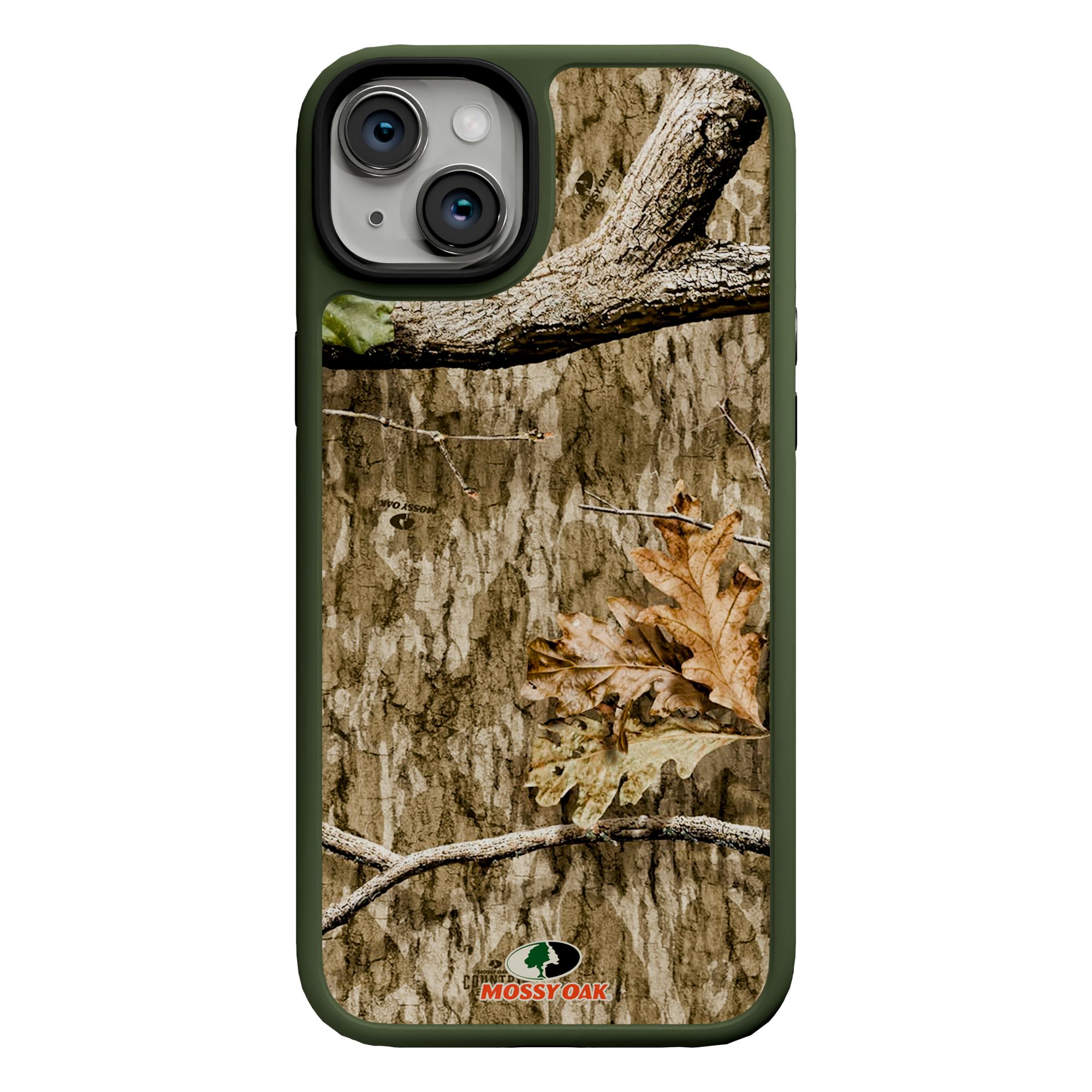 Shock-Absorbent MagSafe® Case for Apple iPhone 15 Plus | Mossy Oak Country Roots Camo