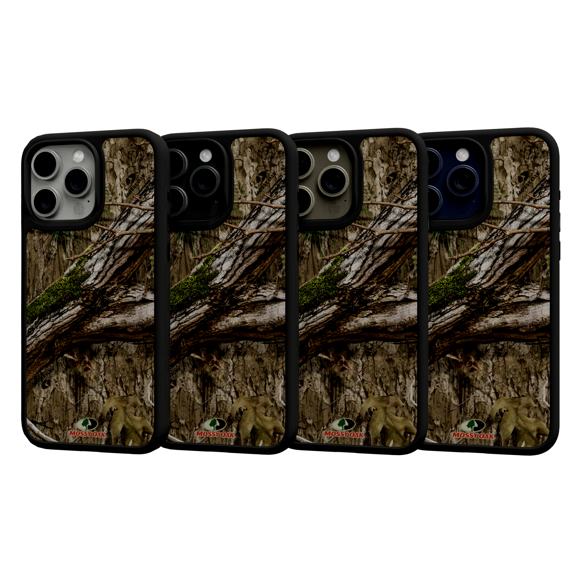Mossy Oak Fortitude Series for Apple iPhone 15 Pro Max - Country DNA Onyx Black