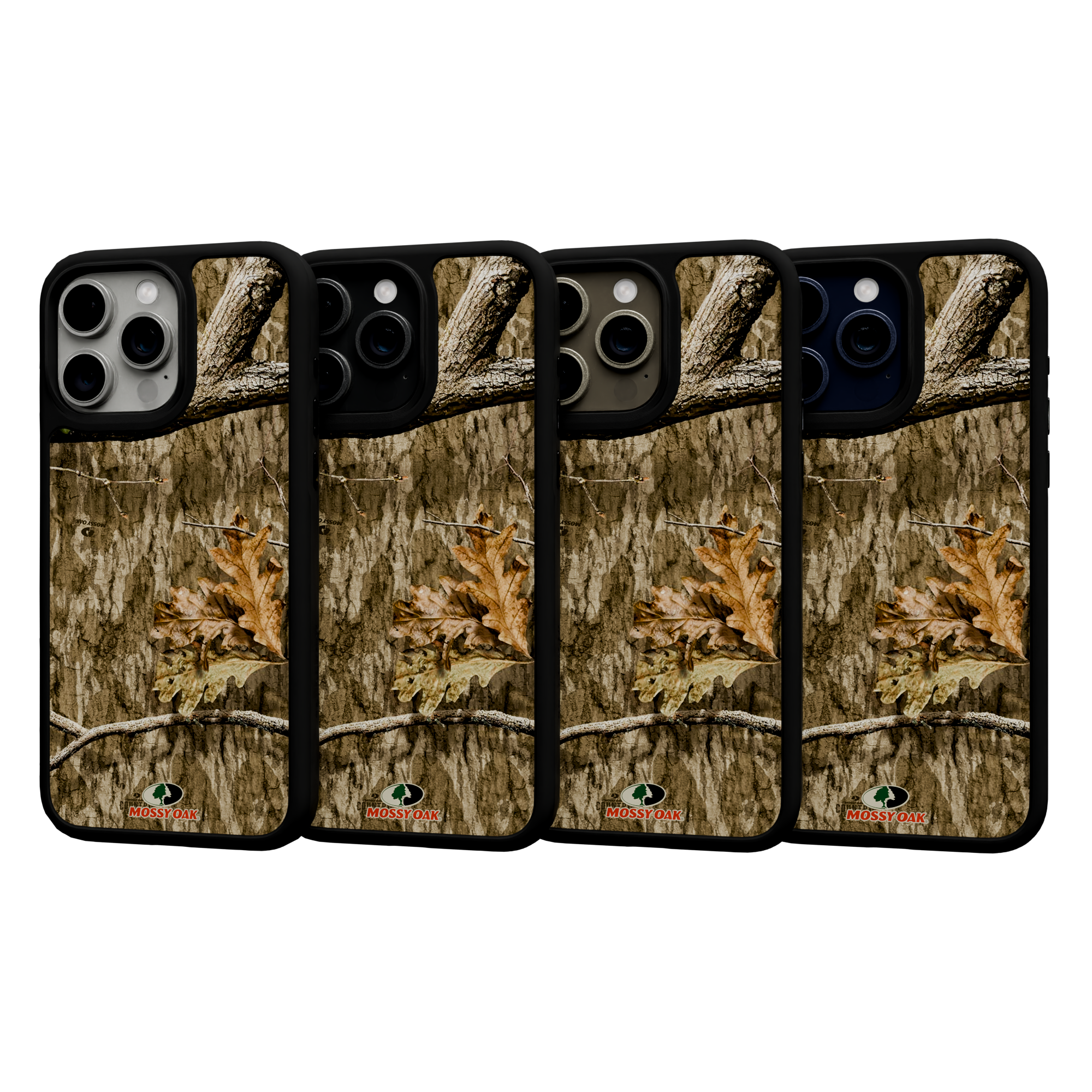 Shock-Absorbent MagSafe® Case for Apple iPhone 15 Pro Max | Mossy Oak Country Roots Camo