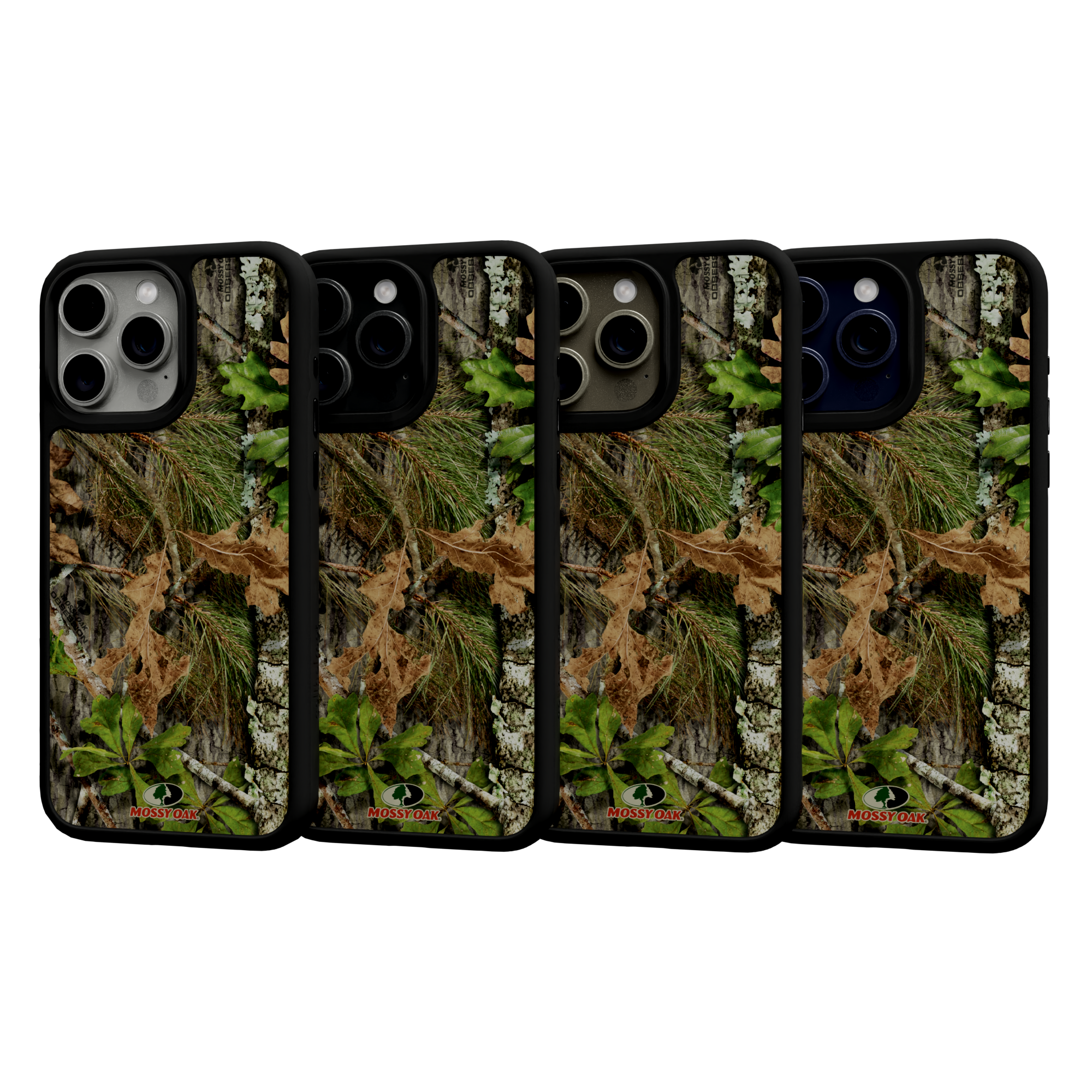 Mossy Oak Fortitude Series for Apple iPhone 15 Pro Max - Obsession Onyx Black