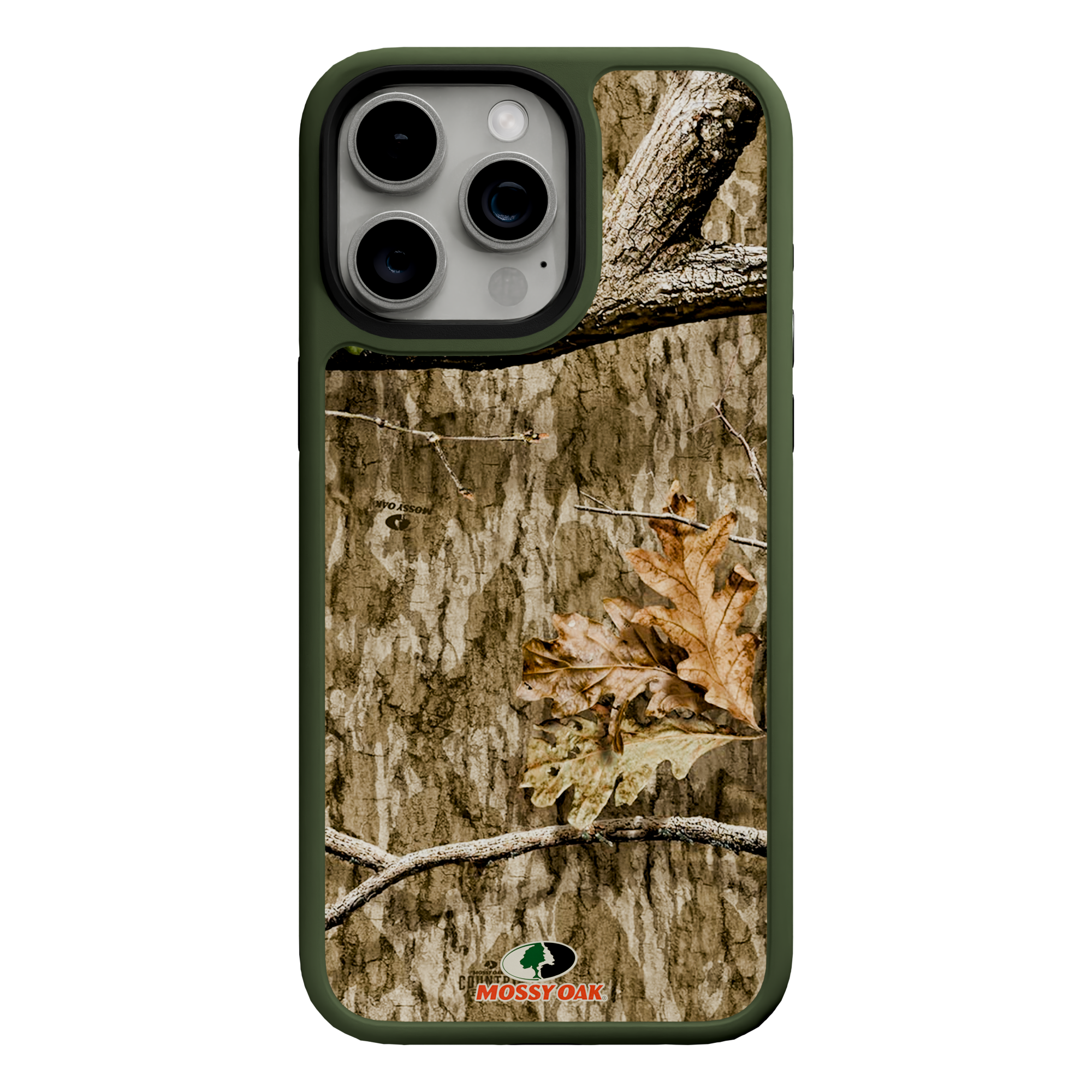 Shock-Absorbent MagSafe® Case for Apple iPhone 15 Pro Max | Mossy Oak Country Roots Camo