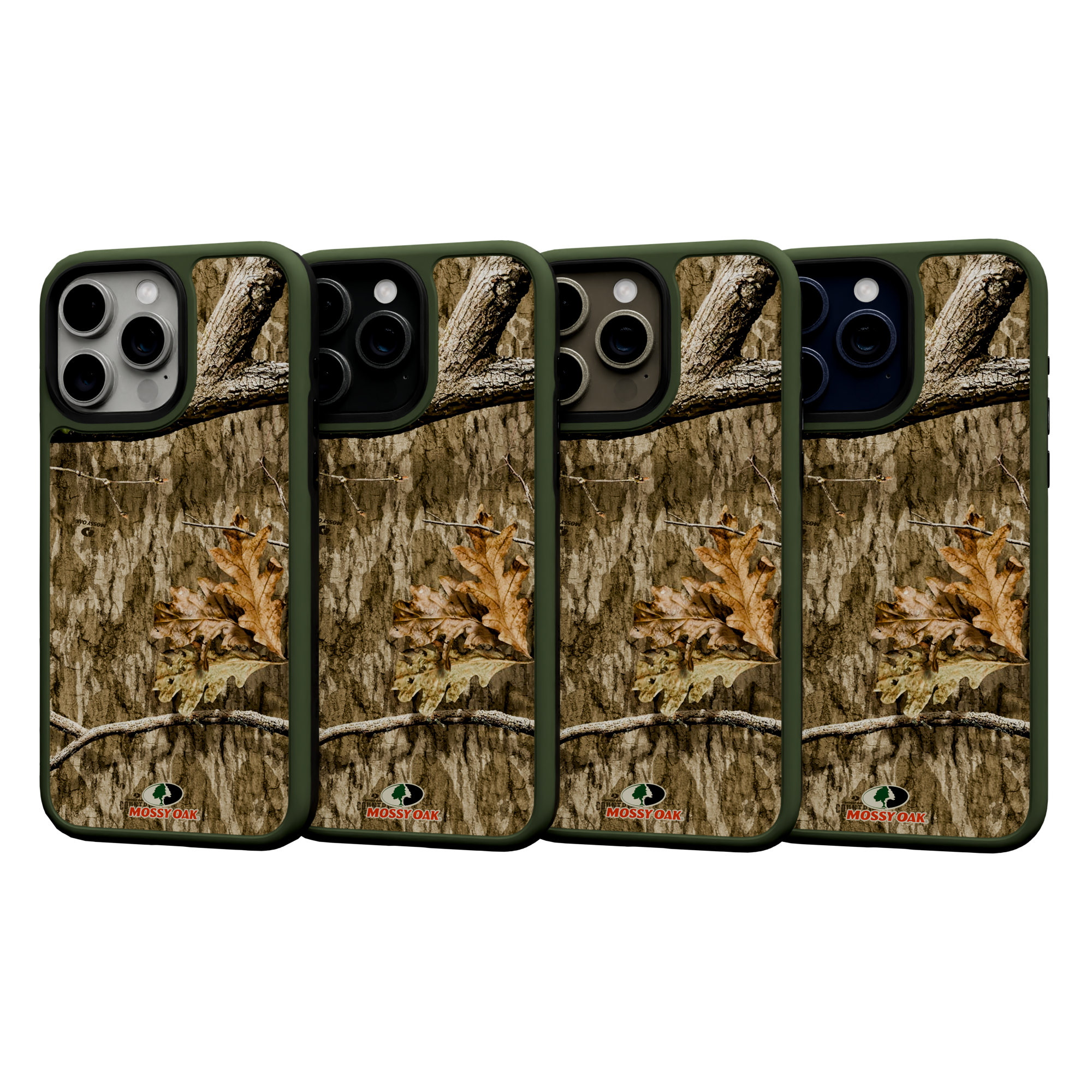 Shock-Absorbent MagSafe® Case for Apple iPhone 15 Pro | Mossy Oak Country Roots Camo