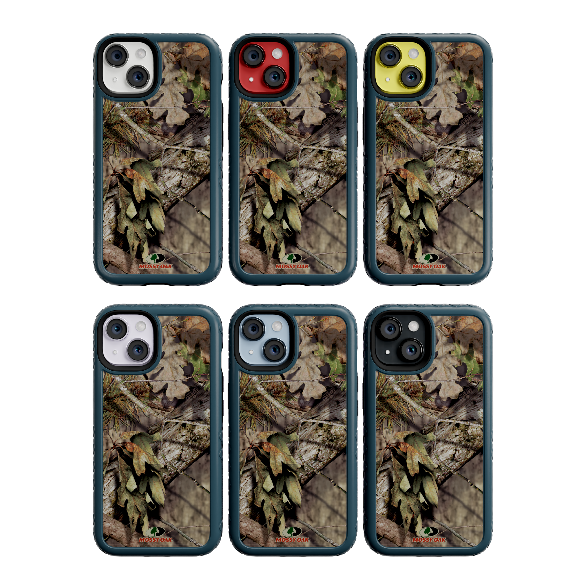 Mossy Oak MagSafe® Dual Layer Case for Apple iPhone 14 - Breakup Country Deep Sea Blue