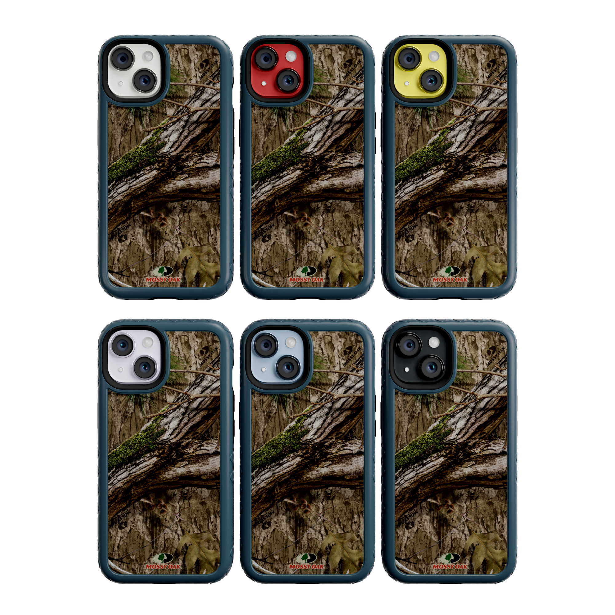 Mossy Oak MagSafe® Dual Layer Case for Apple iPhone 14 - Country DNA Deep Sea Blue