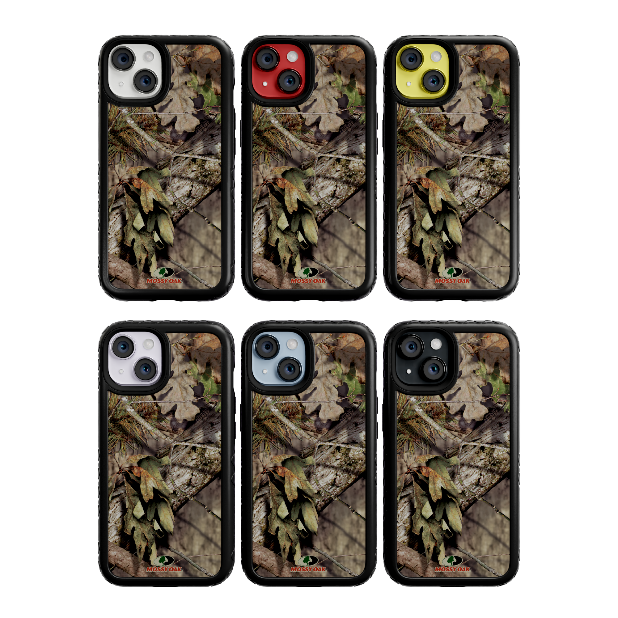 Mossy Oak MagSafe® Dual Layer Case for Apple iPhone 14 - Breakup Country Onyx Black