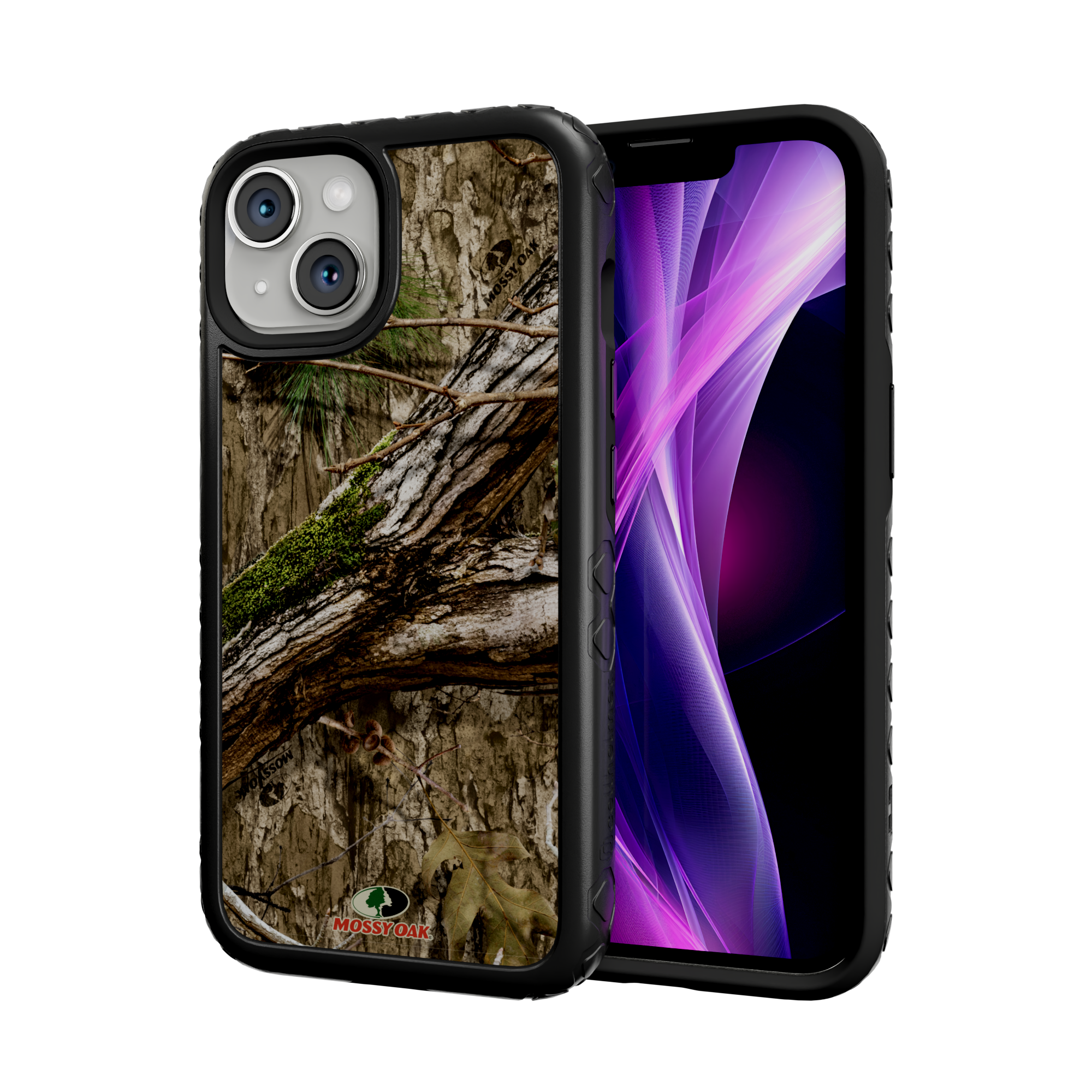 Mossy Oak MagSafe® Dual Layer Case for Apple iPhone 14 - Country DNA Onyx Black