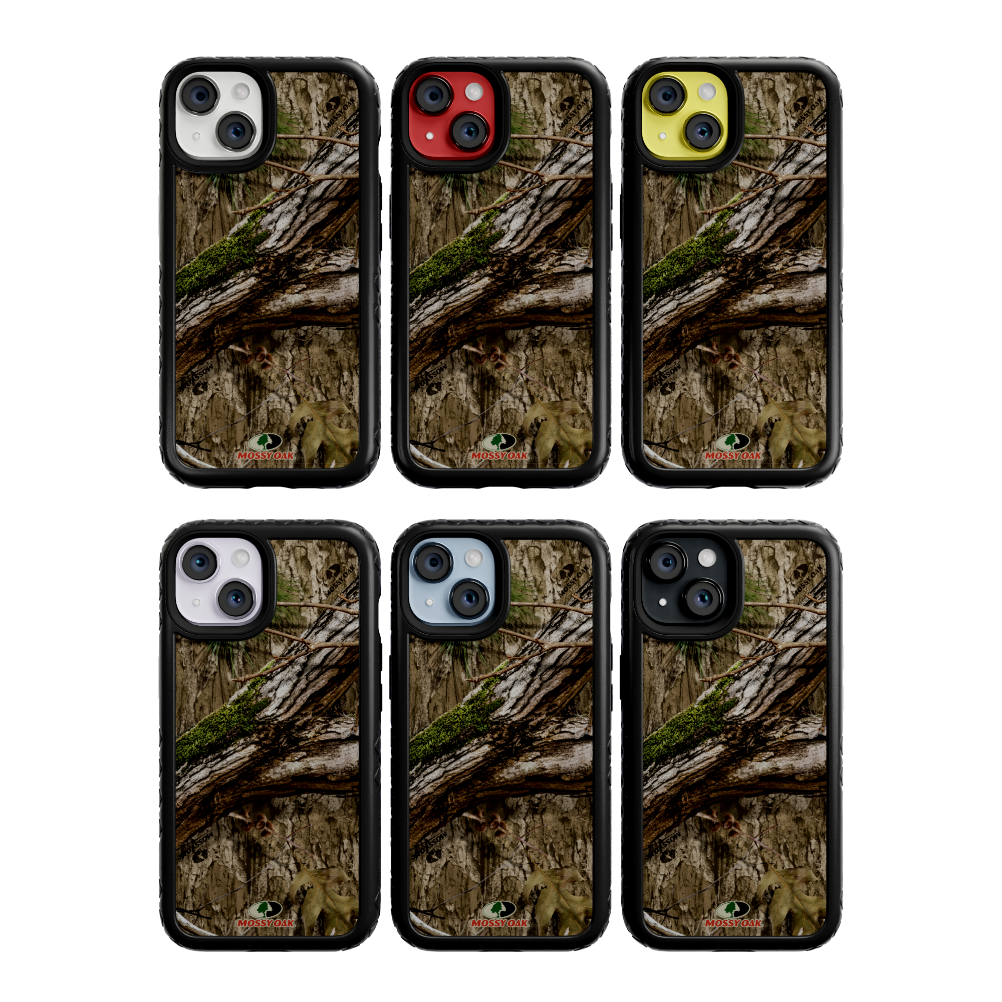 Mossy Oak MagSafe® Dual Layer Case for Apple iPhone 14 - Country DNA Onyx Black