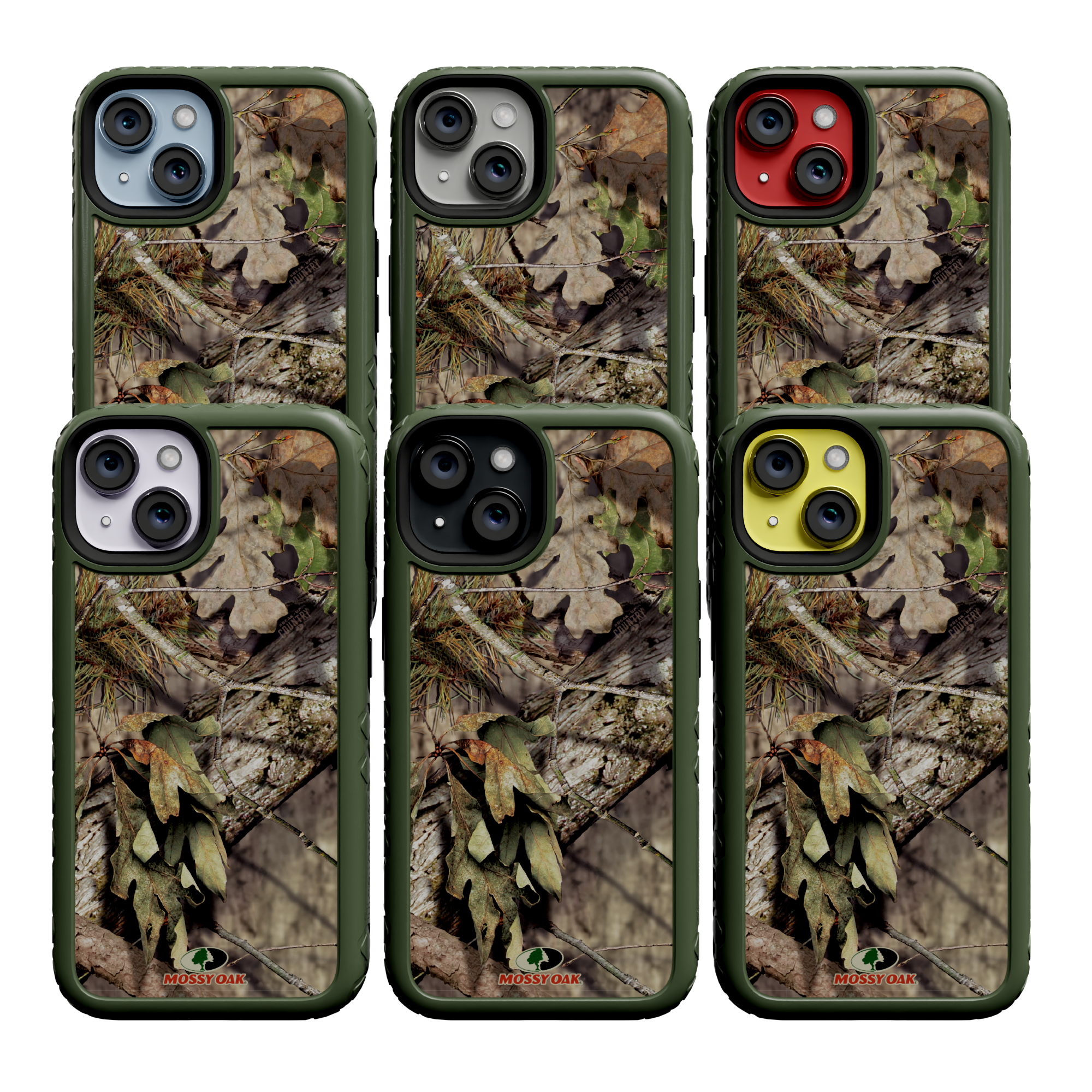 Mossy Oak MagSafe® Dual Layer Case for Apple iPhone 14 - Breakup Country Olive Drab Green
