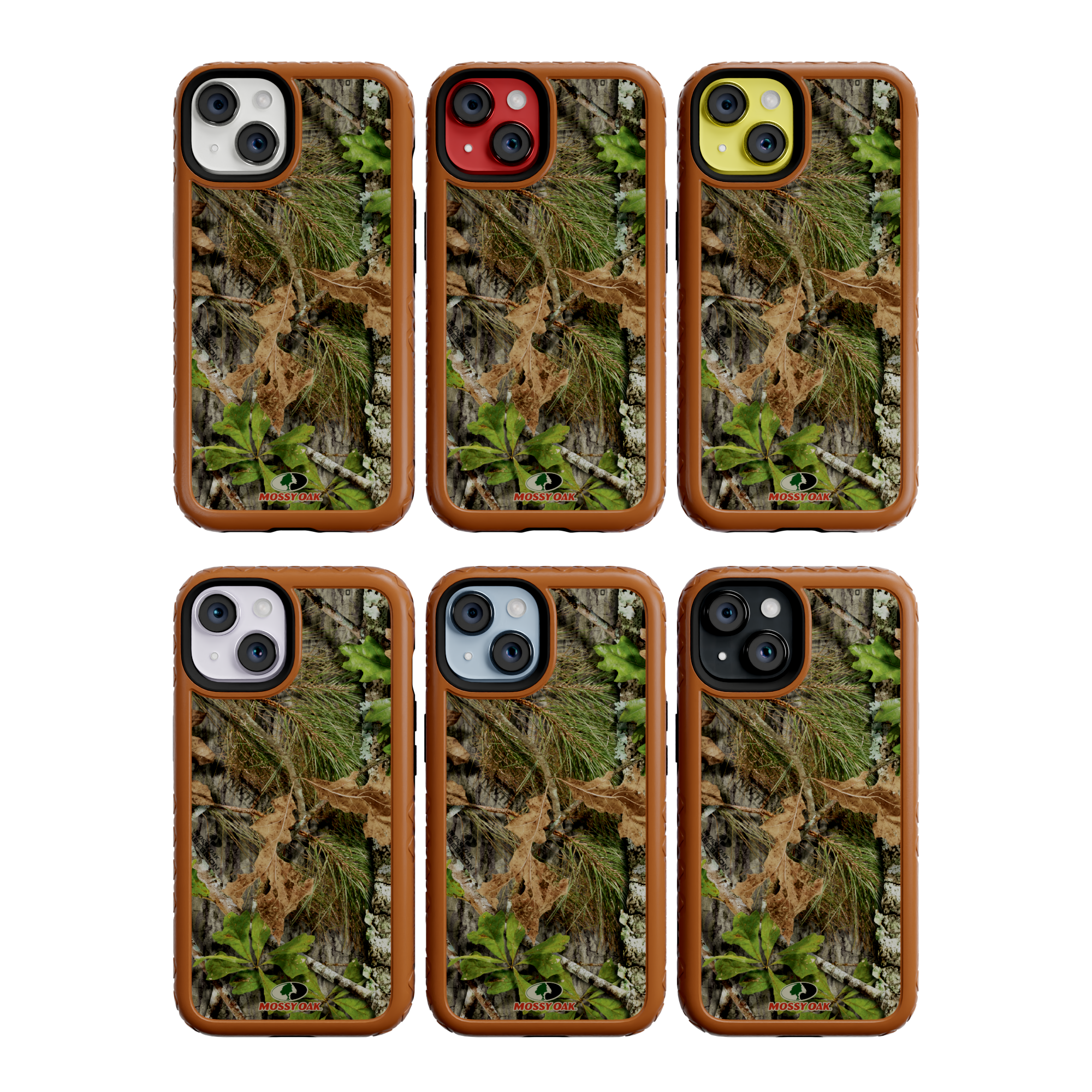 Mossy Oak | MagSafe Dual Layer Case for Apple iPhone 14 | Obsession | Fortitude Series Pumpkin Spice