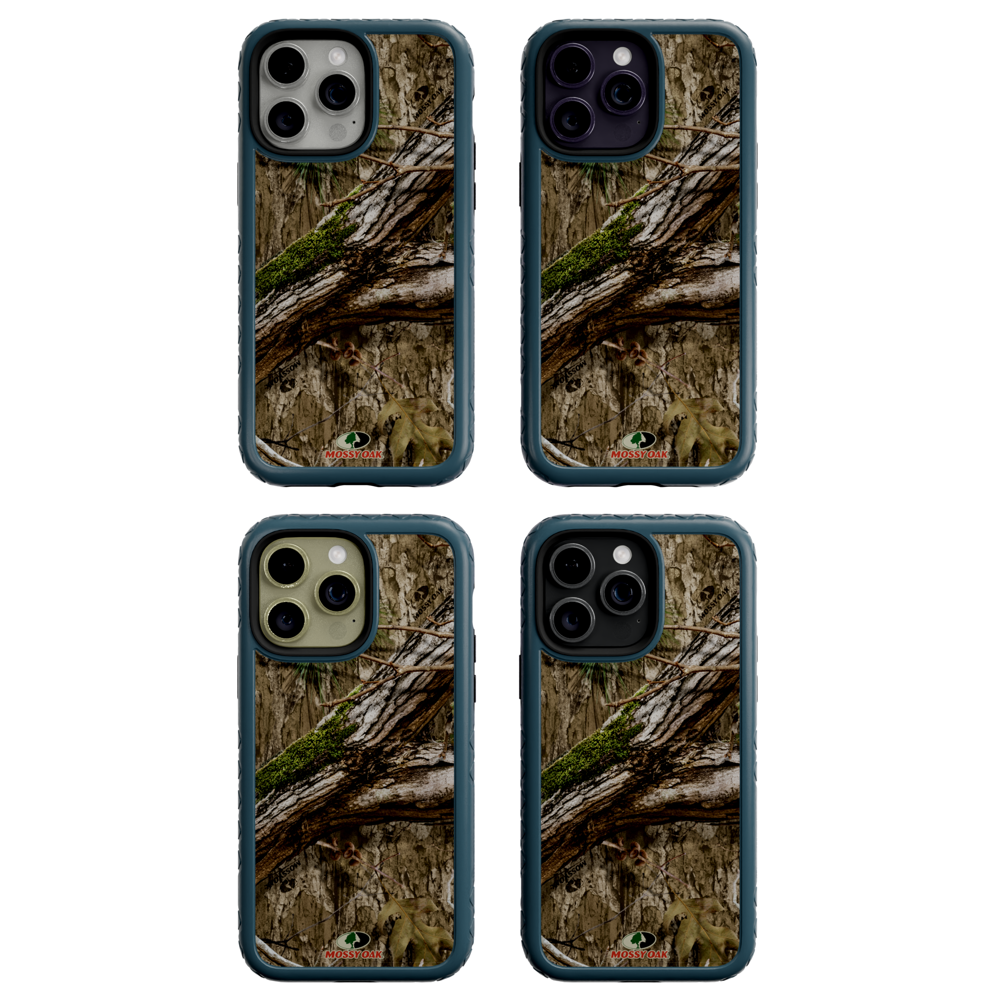 Mossy Oak MagSafe® Dual Layer Case for Apple iPhone 14 Pro Max - Country DNA Deep Sea Blue