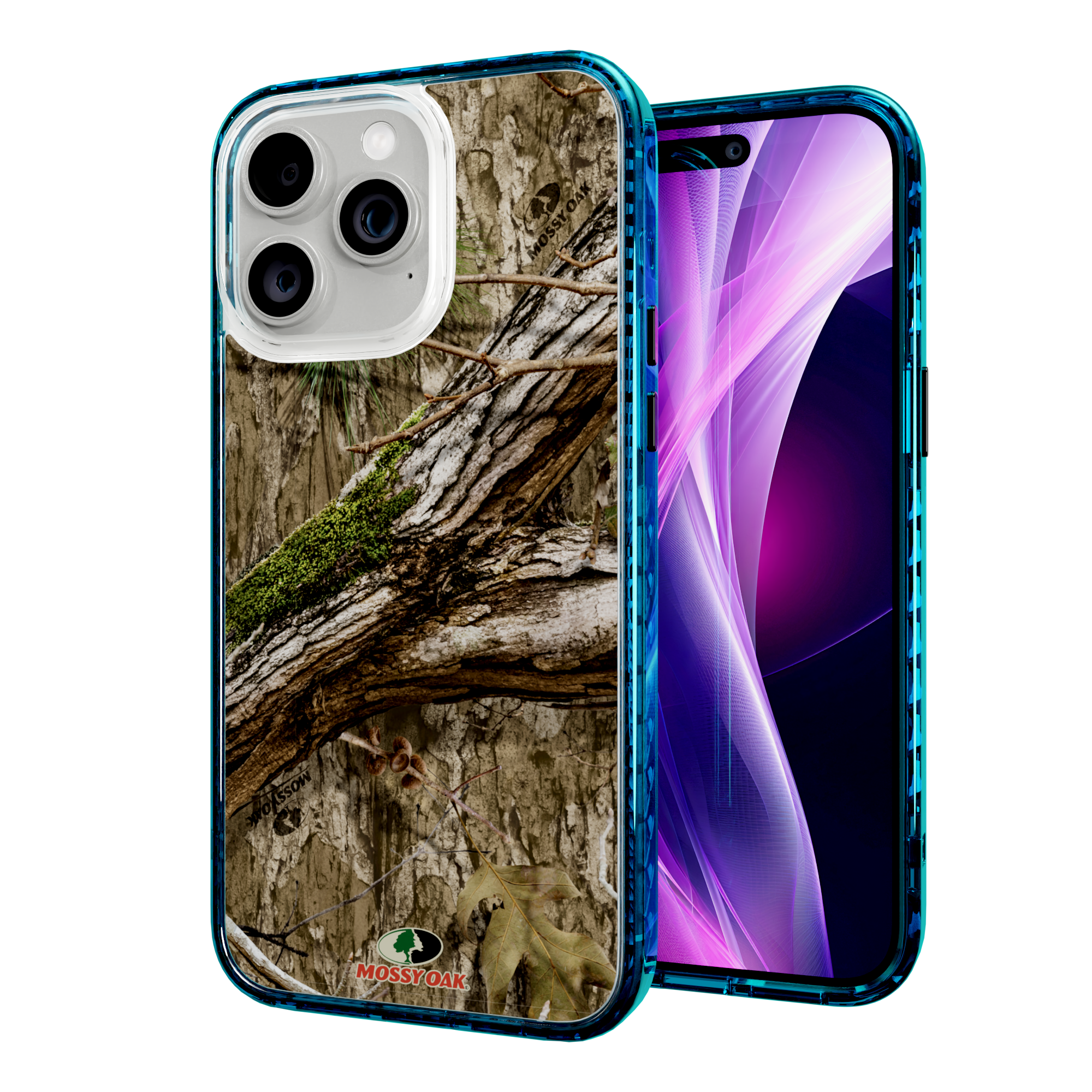 Mossy Oak MagSafe® Dual Layer Case for Apple iPhone 14 Pro Max - Country DNA Deep Sea Blue