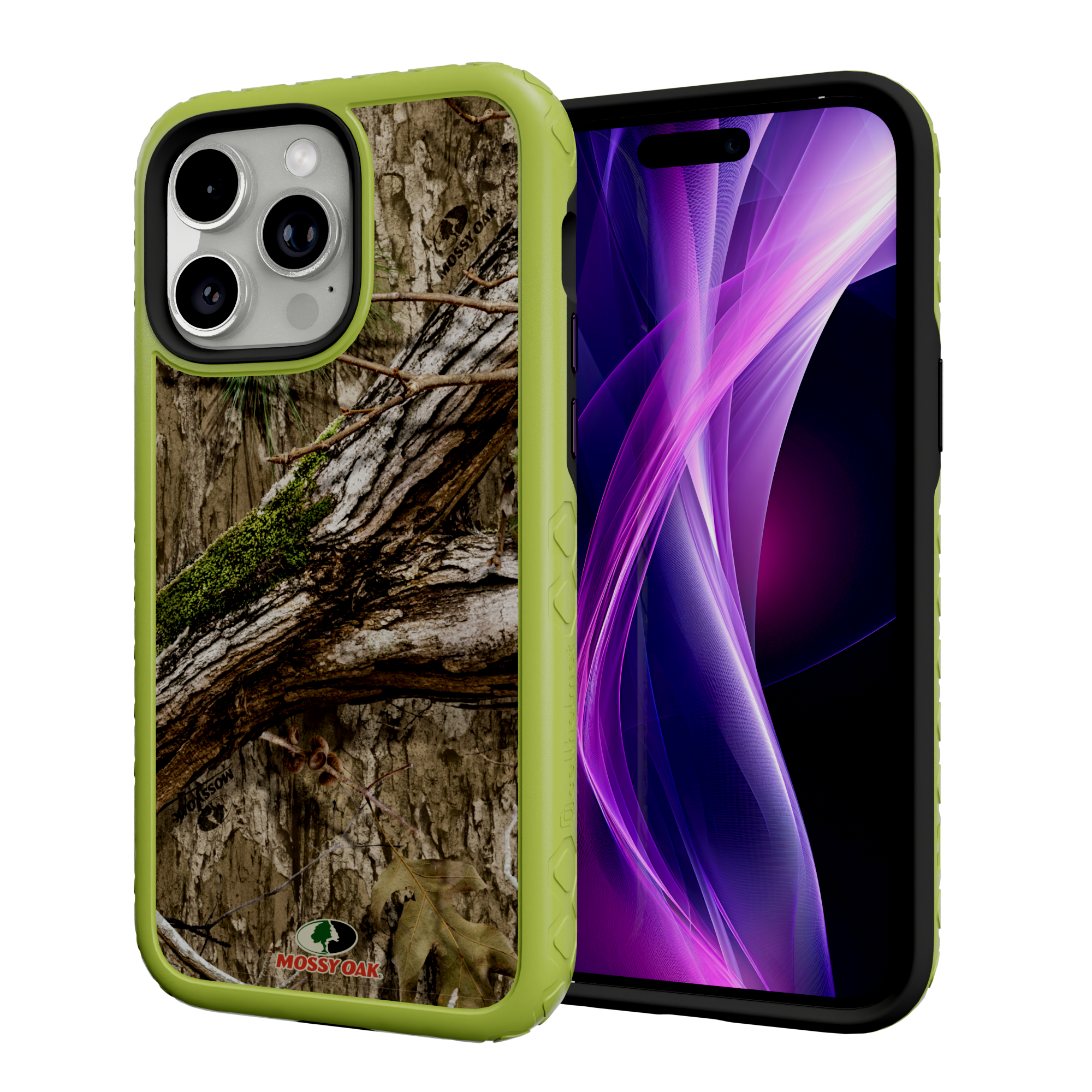 Mossy Oak MagSafe® Dual Layer Case for Apple iPhone 14 Pro Max - Country DNA Electric Lime
