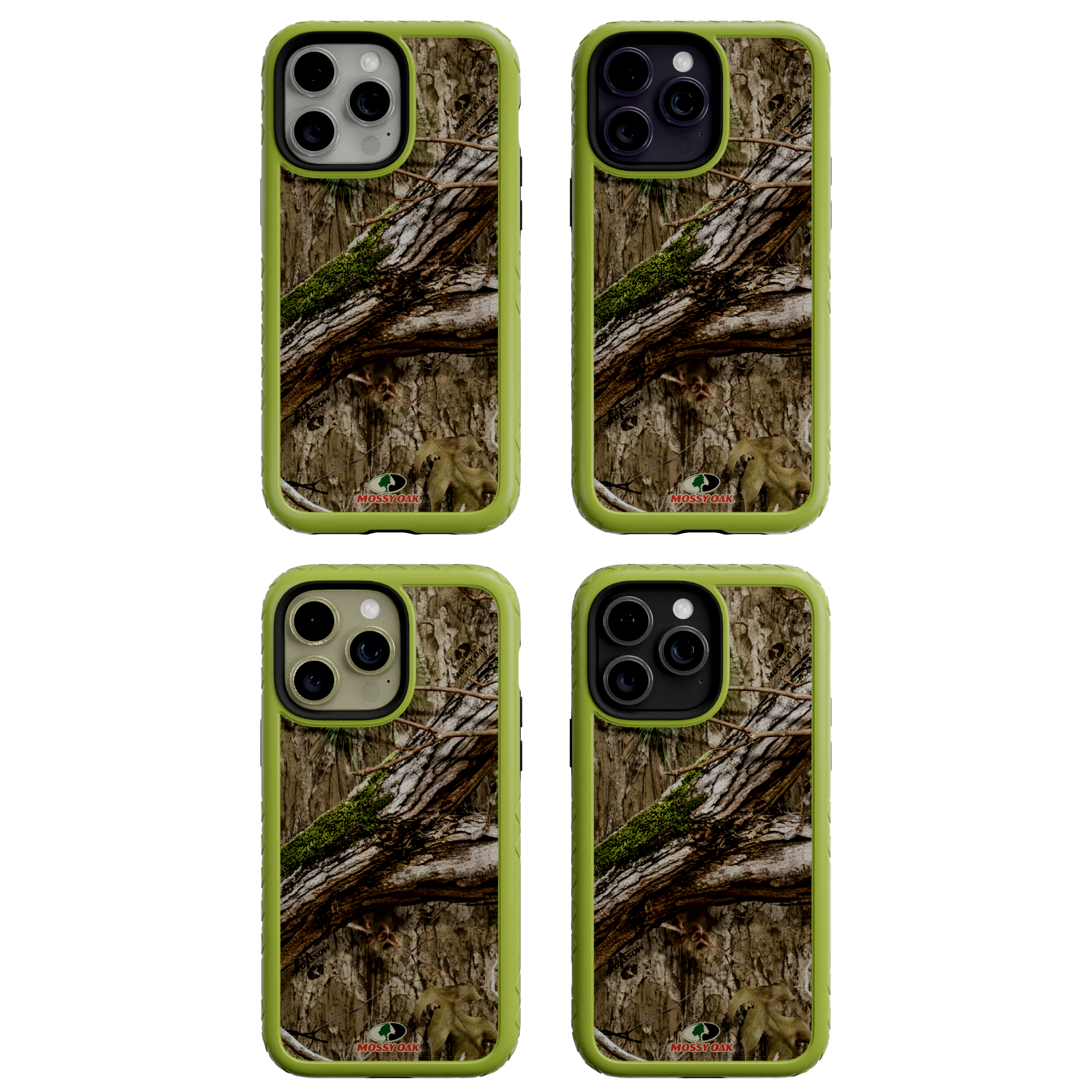 Mossy Oak MagSafe® Dual Layer Case for Apple iPhone 14 Pro Max - Country DNA Electric Lime