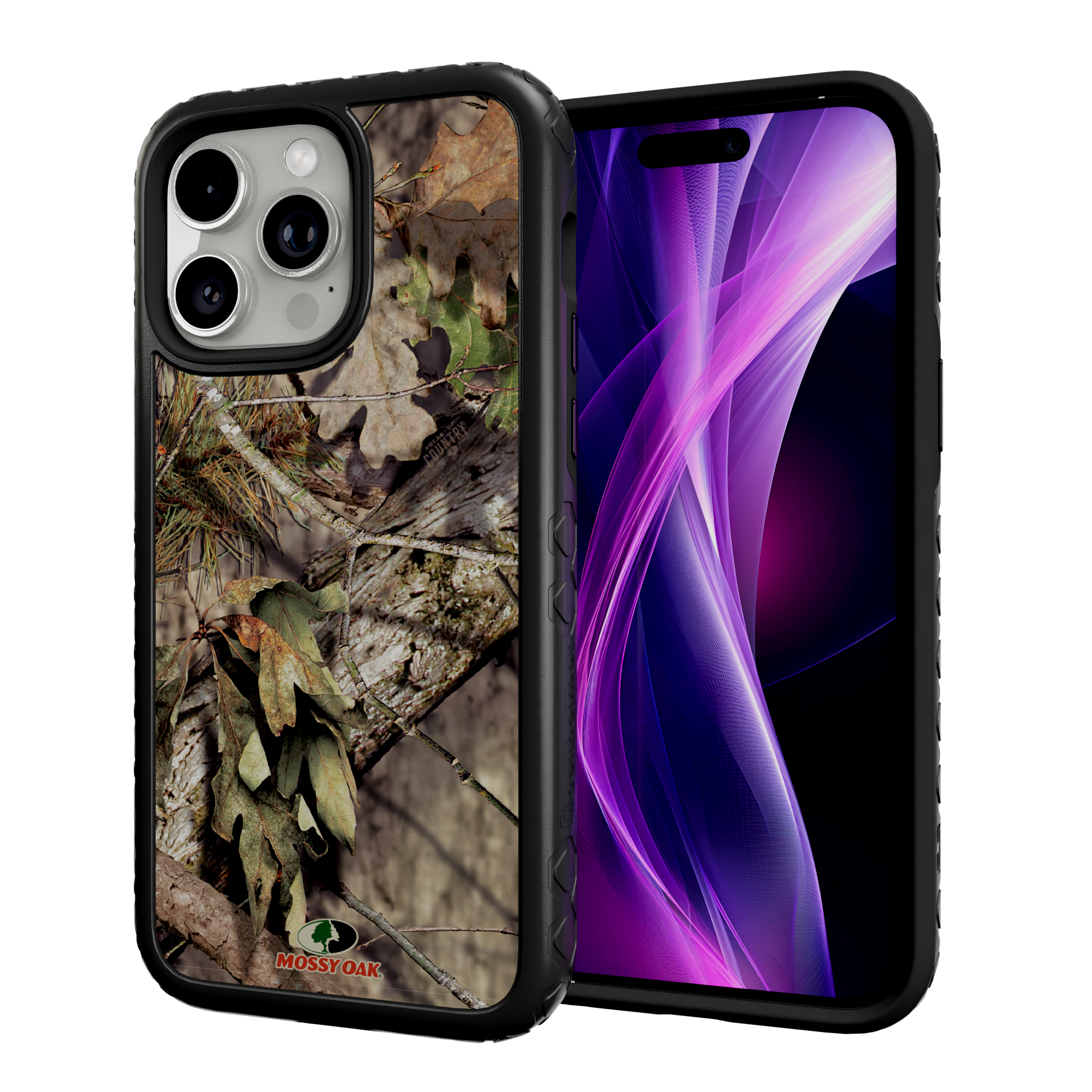 Mossy Oak MagSafe® Dual Layer Case for Apple iPhone 14 Pro Max - Breakup Country Onyx Black