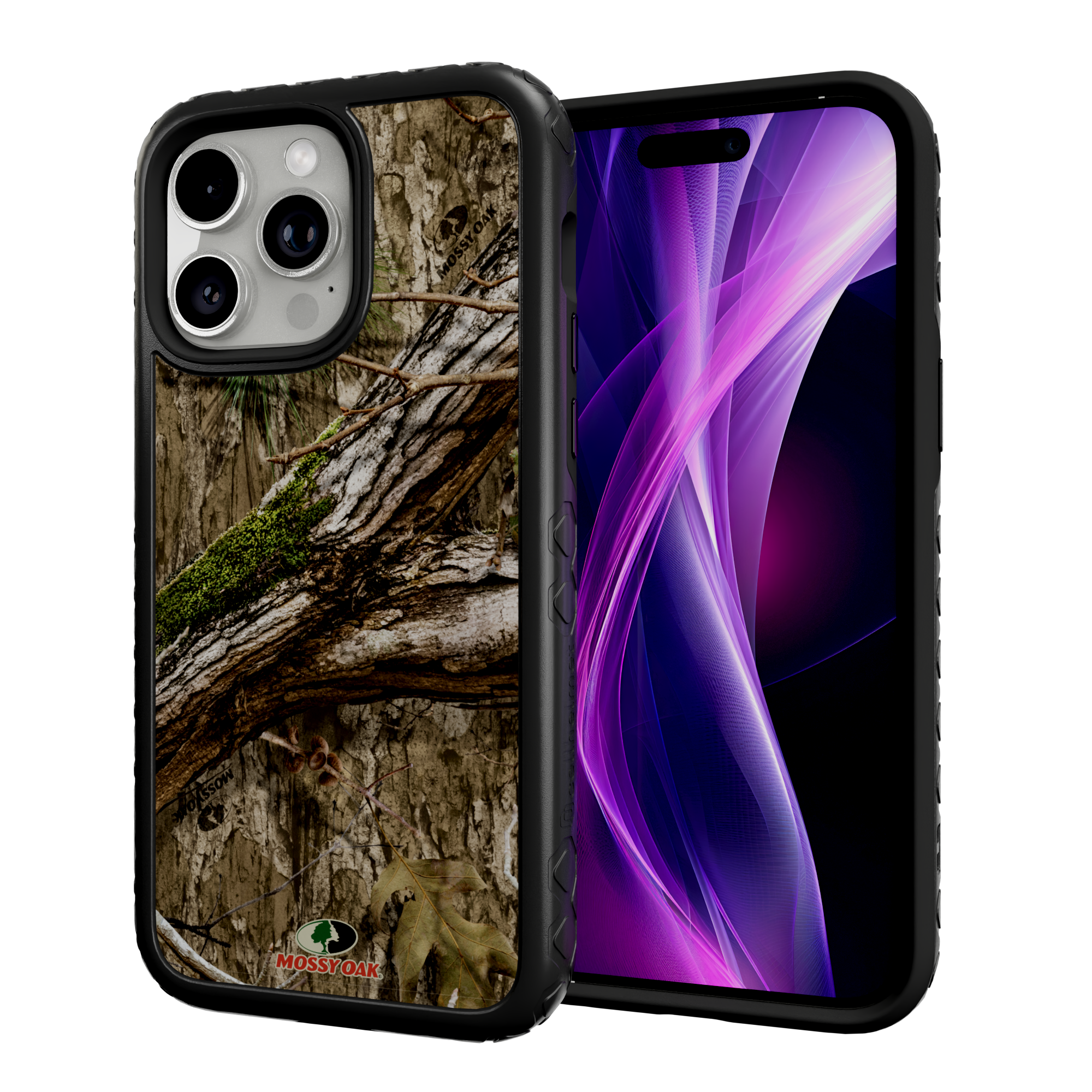 Mossy Oak MagSafe® Dual Layer Case for Apple iPhone 14 Pro Max - Country DNA Onyx Black