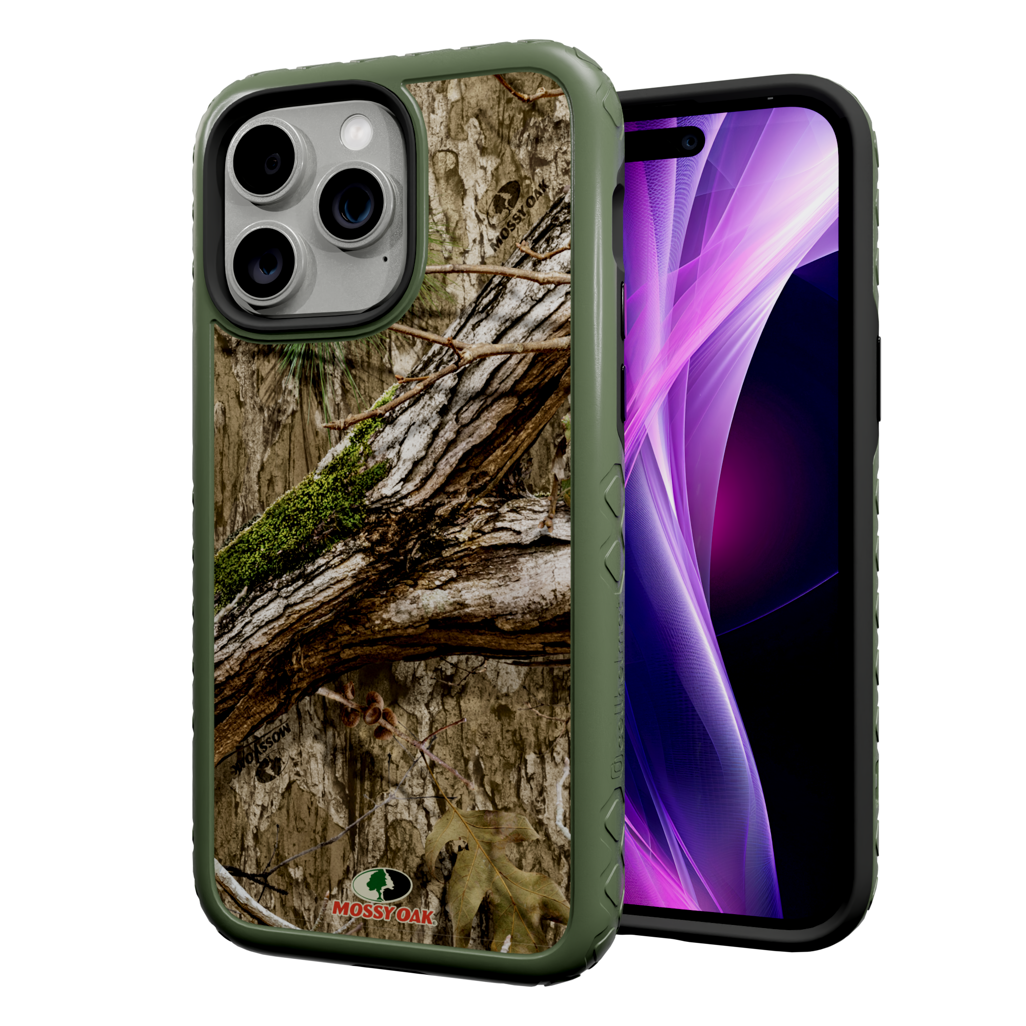 Mossy Oak MagSafe® Dual Layer Case for Apple iPhone 14 Pro Max - Country DNA Olive Drab Green