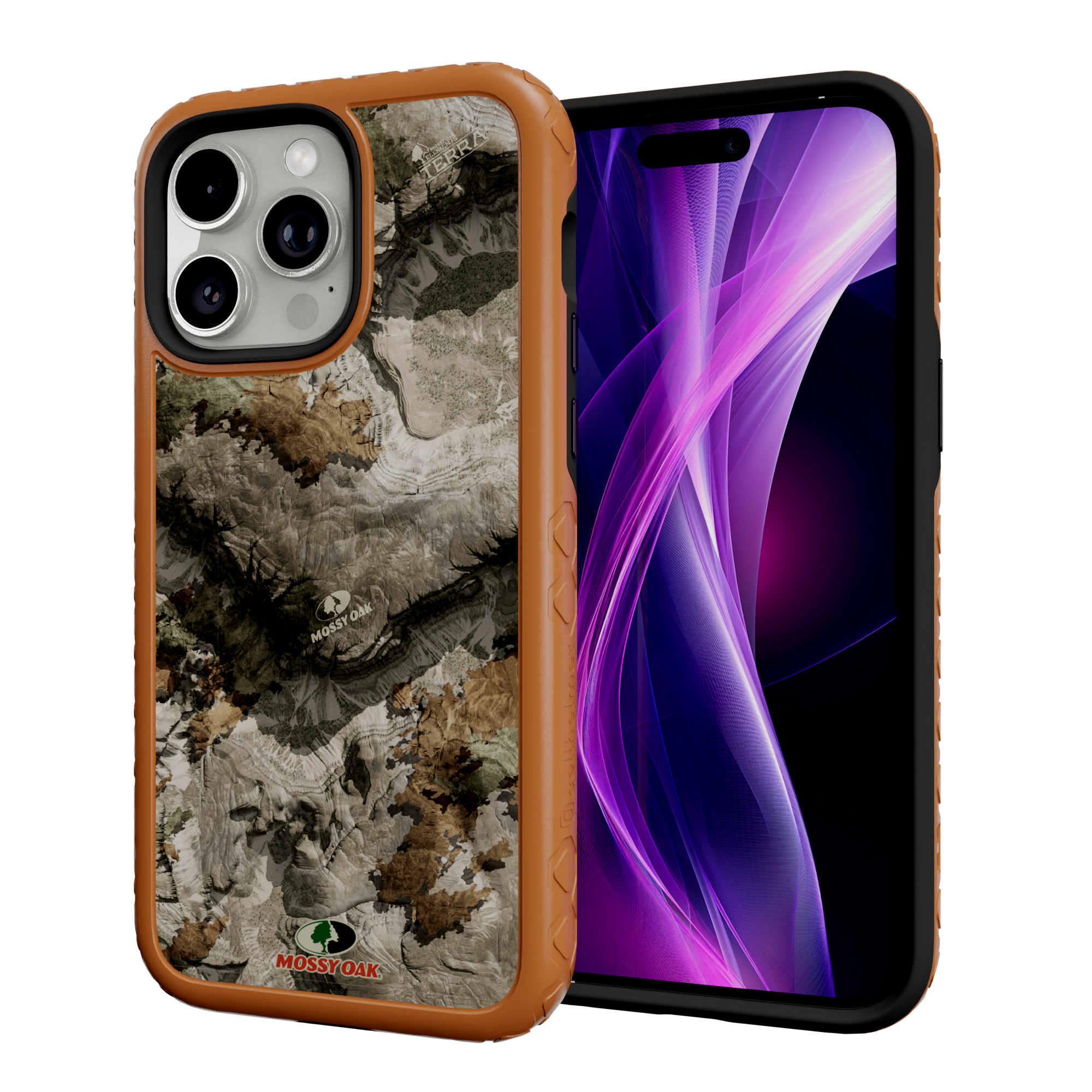 Mossy Oak MagSafe® Dual Layer Case for Apple iPhone 14 Pro Max - Terra Gila Pumpkin Spice